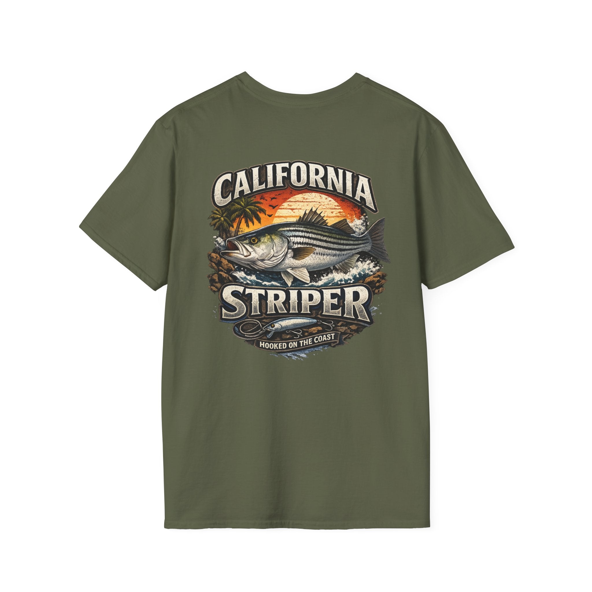 Gill's Custom Rods Logo T-Shirt — Santa Maria Fishing Tee