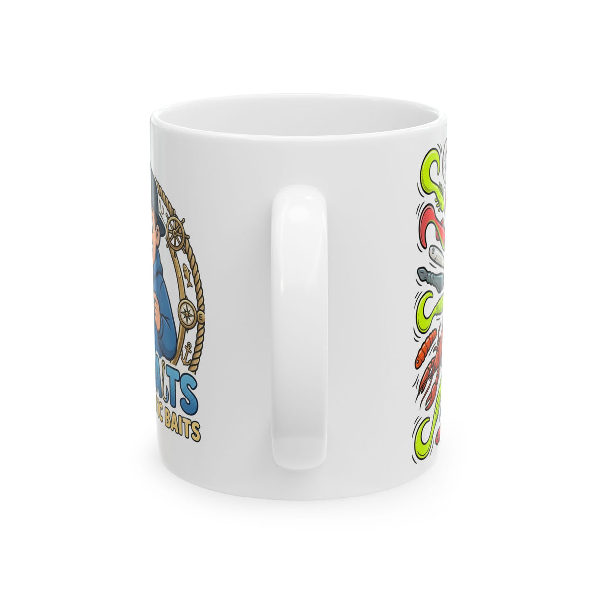 Sea Captain Nautical Ceramic Mug – “Eats Sea Sprouts” Vintage Maritime Coffee Cup (11oz & 15oz)