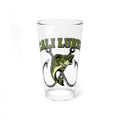 Mixing Glass: "Cali Lures" Fishing Bass Pint Glass (16 oz)