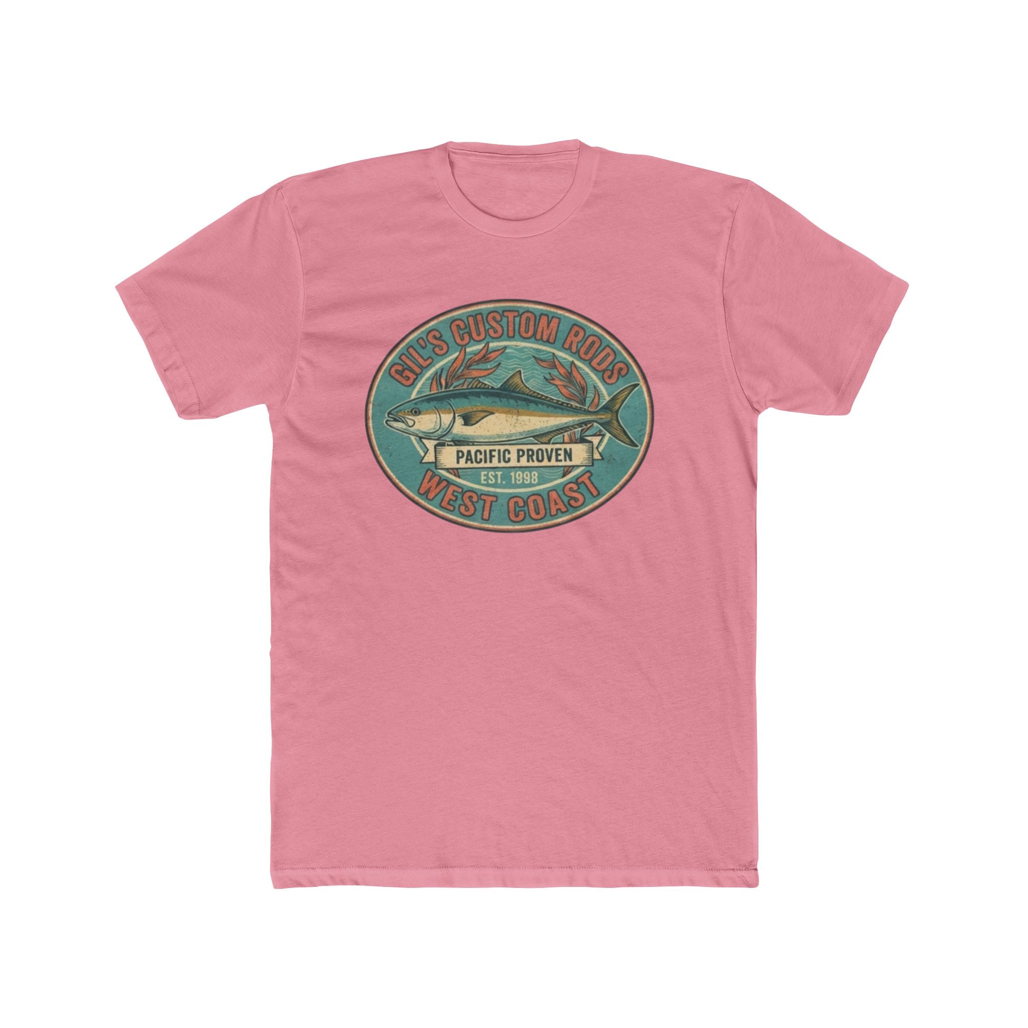 West Coast Fish Vintage Tee — "Pacific Proven" Surf & Fishing Graphic T‑Shirt