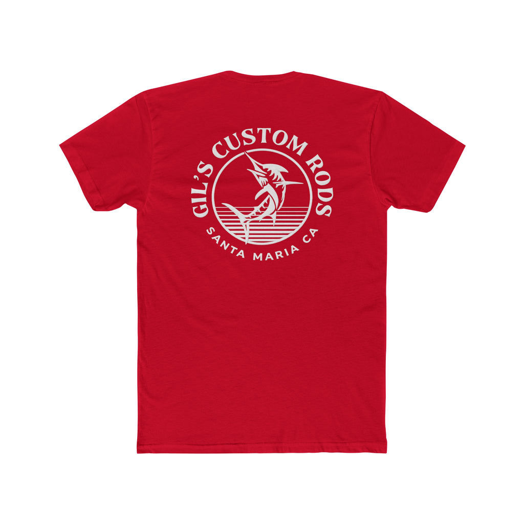 Fishing Shirt — "Gil's Custom Rods" Harbor Marlin Tee