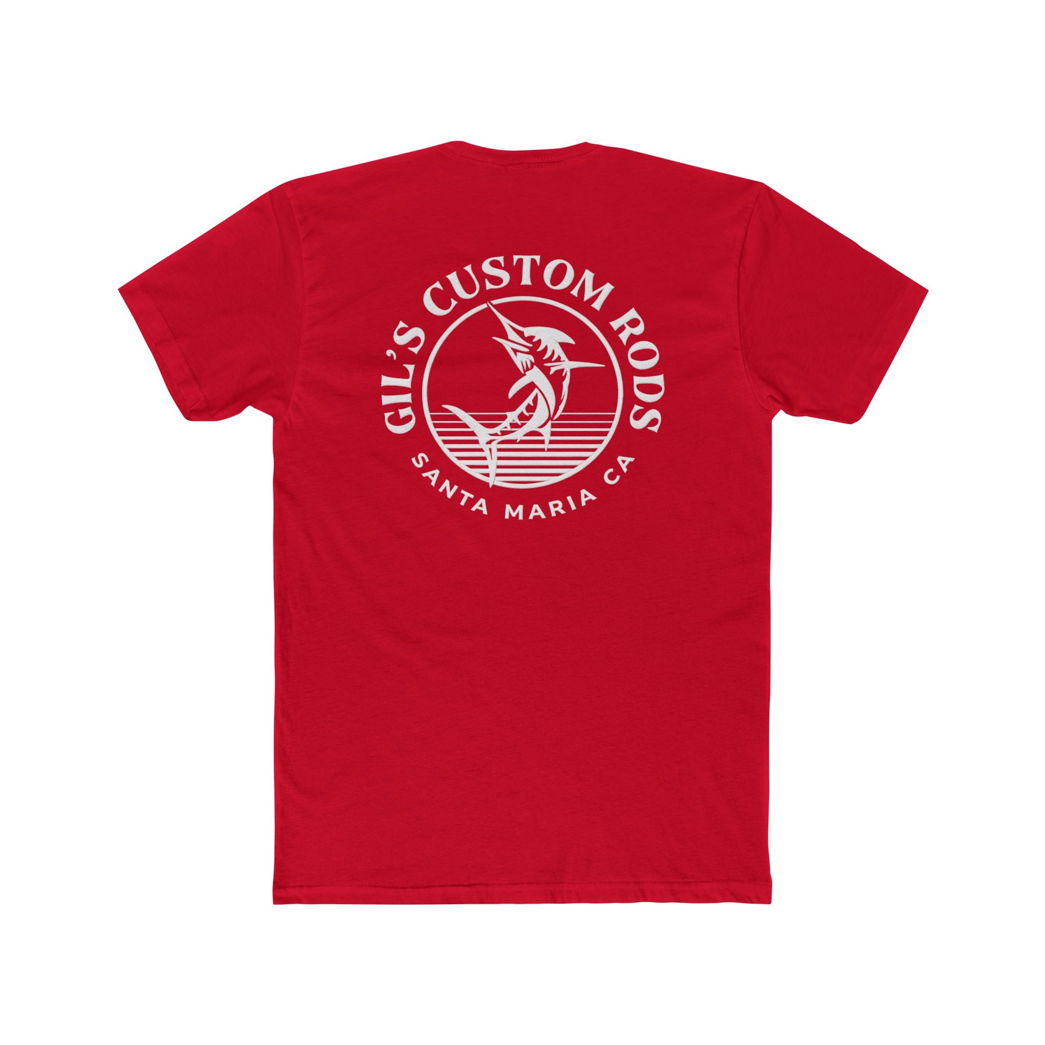 Fishing Shirt — "Gil's Custom Rods" Harbor Marlin Tee