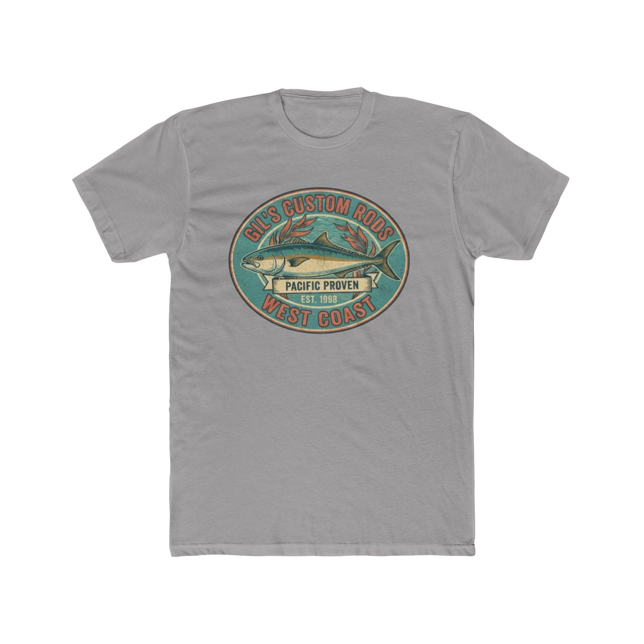 West Coast Fish Vintage Tee — "Pacific Proven" Surf & Fishing Graphic T‑Shirt