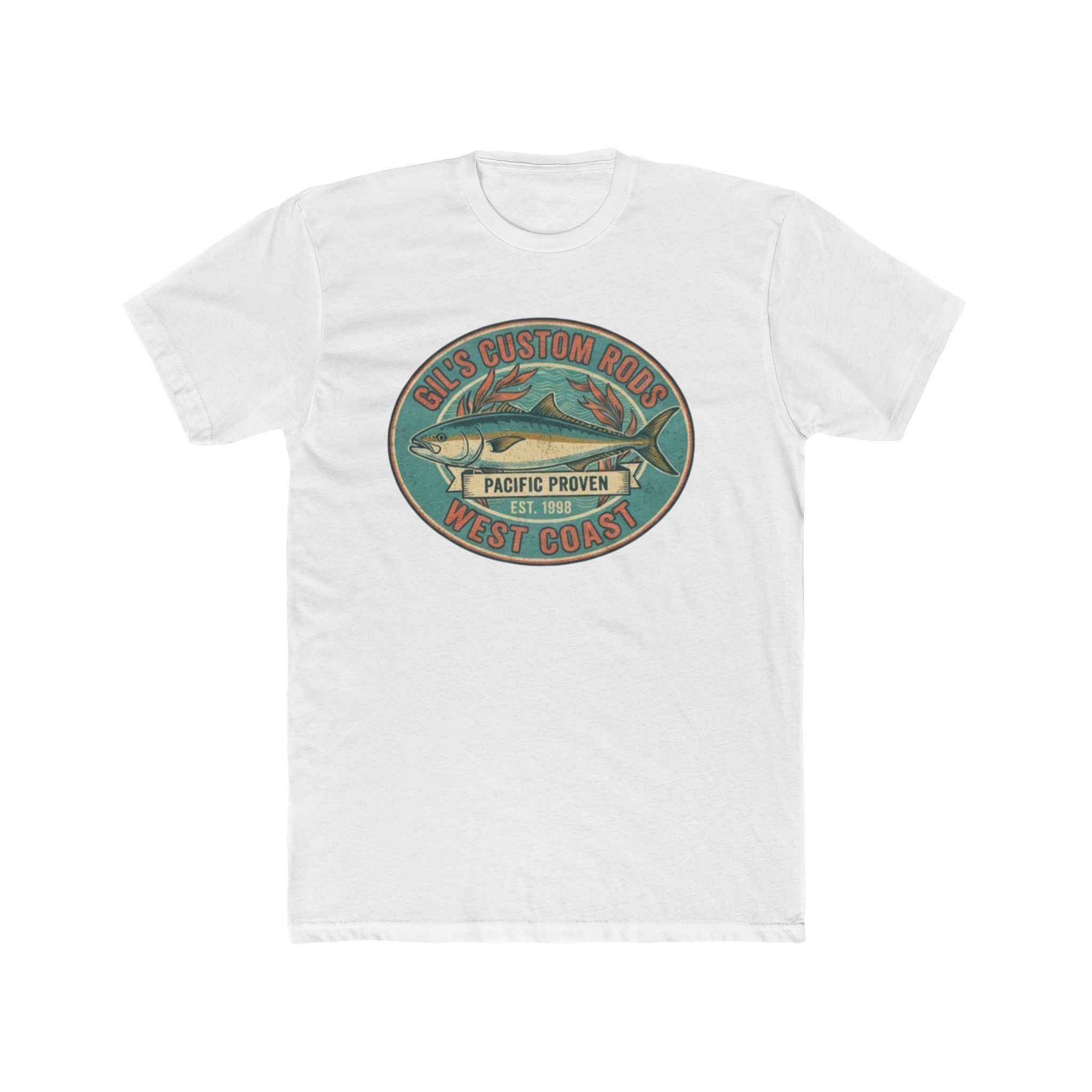 West Coast Fish Vintage Tee — "Pacific Proven" Surf & Fishing Graphic T‑Shirt