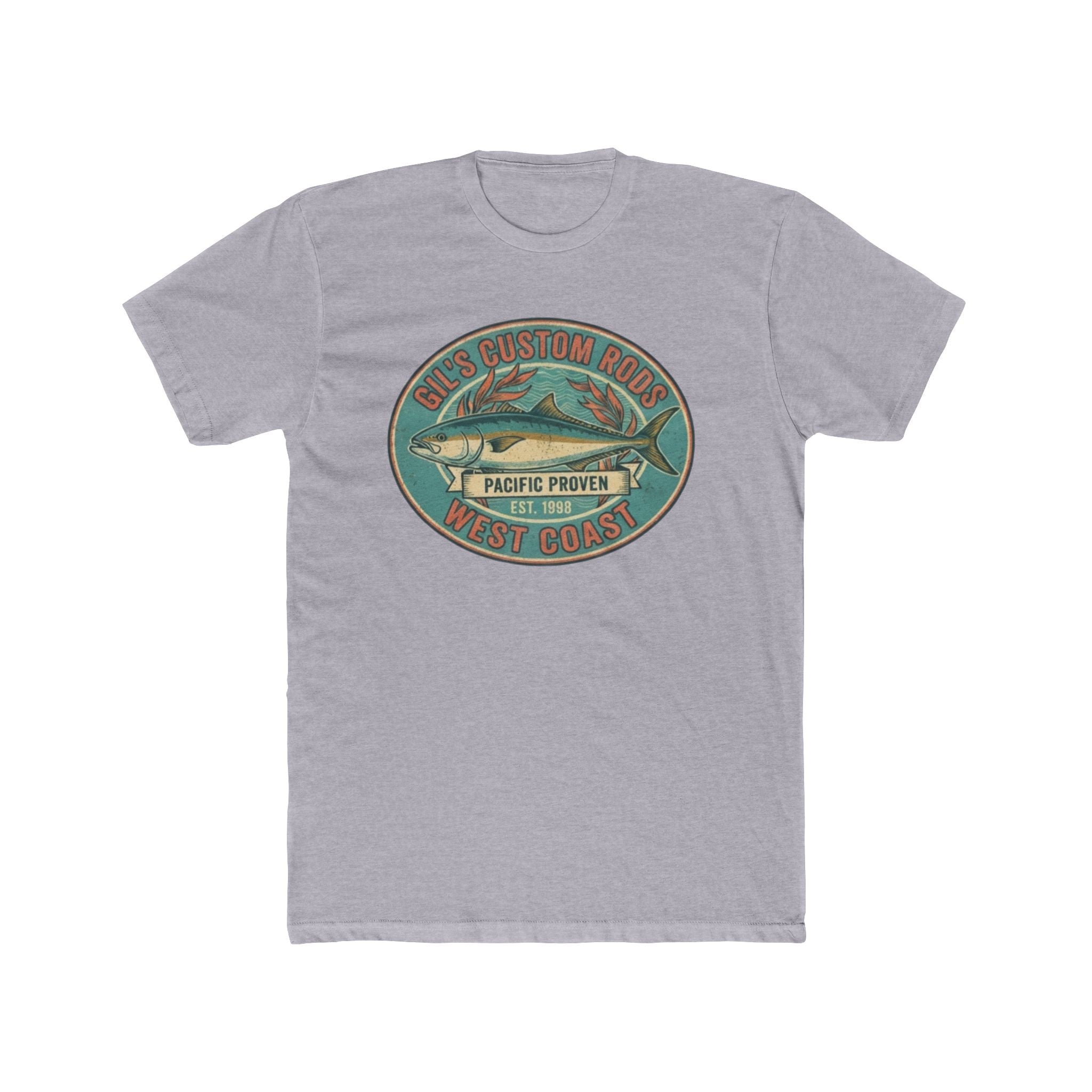 West Coast Fish Vintage Tee — "Pacific Proven" Surf & Fishing Graphic T‑Shirt