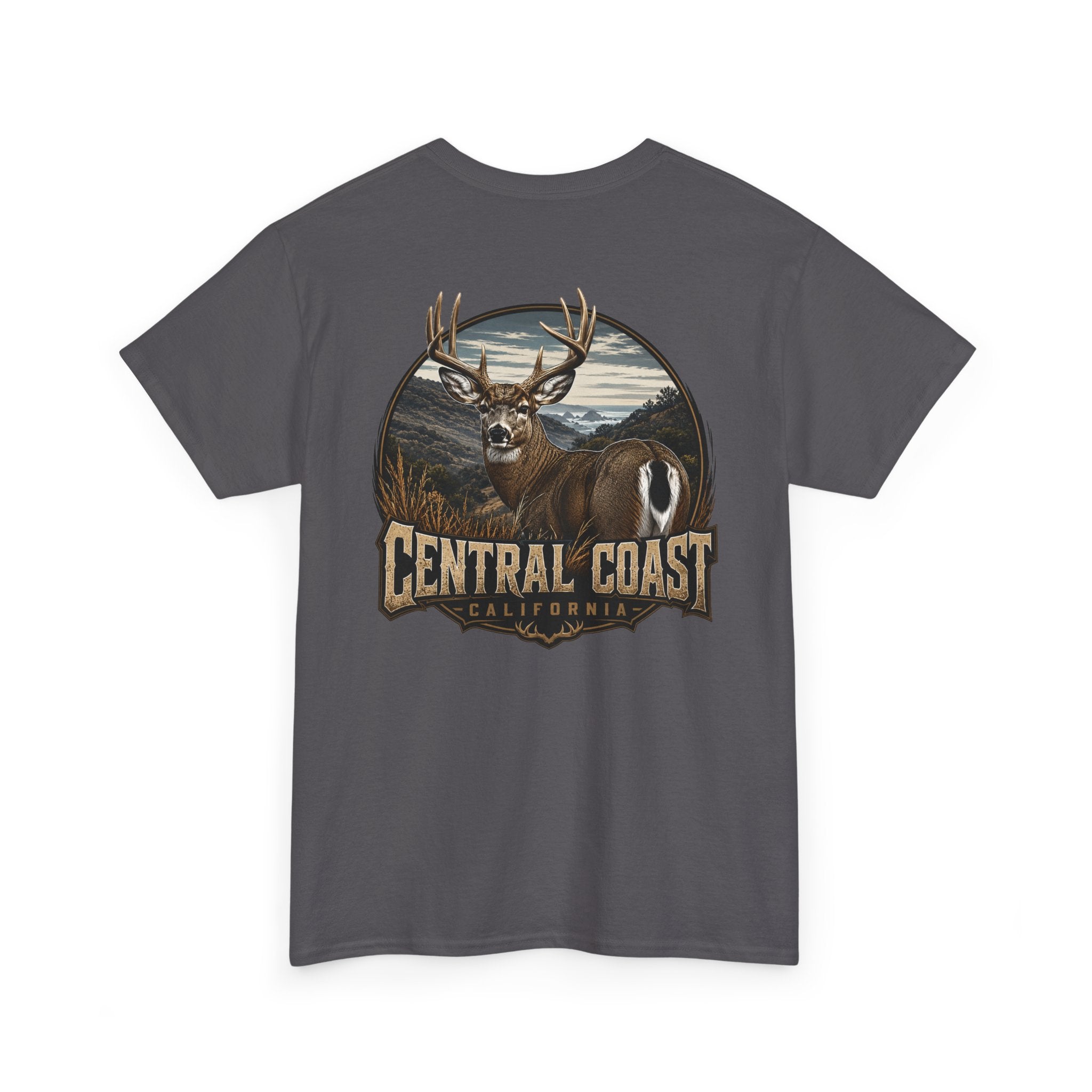 Central Coast Deer Graphic Tee — Outdoor Hunting Nature T-Shirt
