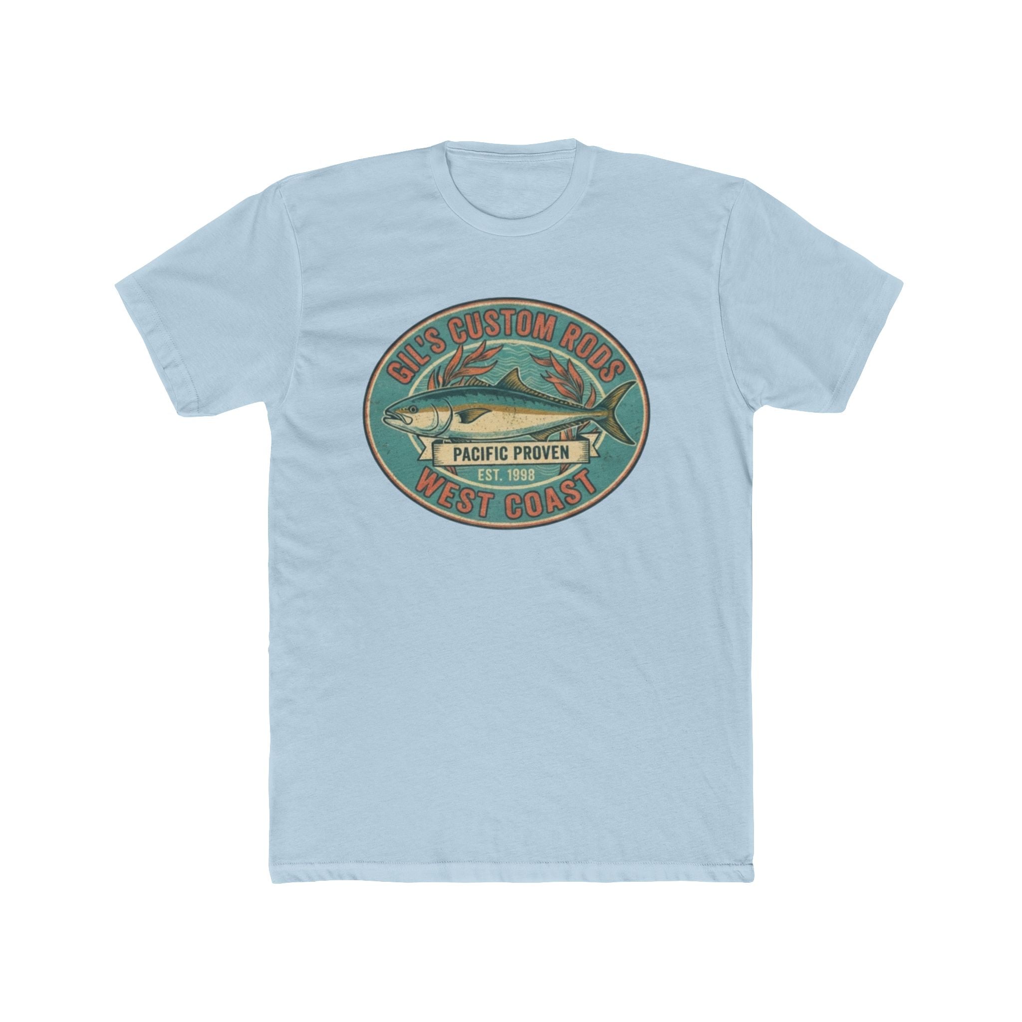West Coast Fish Vintage Tee — "Pacific Proven" Surf & Fishing Graphic T‑Shirt