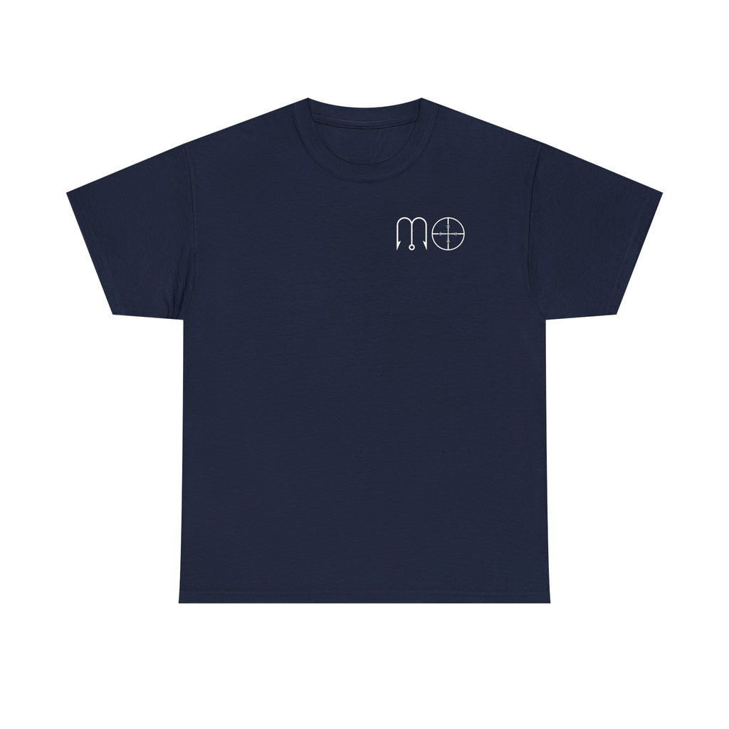 Fish Skeleton Tee — Minimal Coastal Fishing Graphic T-Shirt