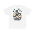 Fishing Tee — "Gil’s Custom Rods" Retro Marlin Graphic Shirt