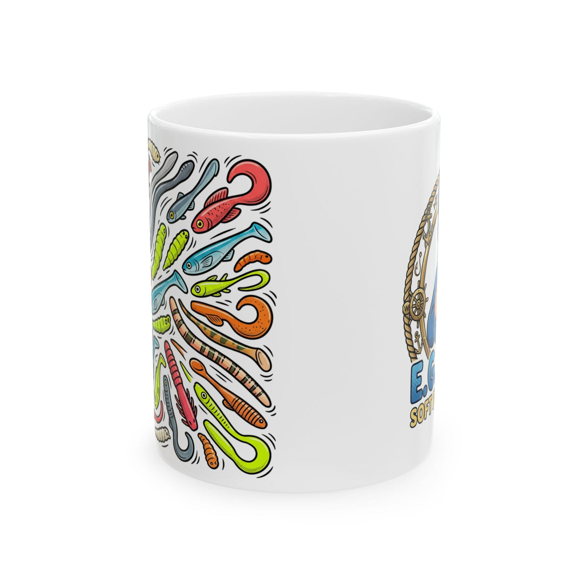 Sea Captain Nautical Ceramic Mug – “Eats Sea Sprouts” Vintage Maritime Coffee Cup (11oz & 15oz)