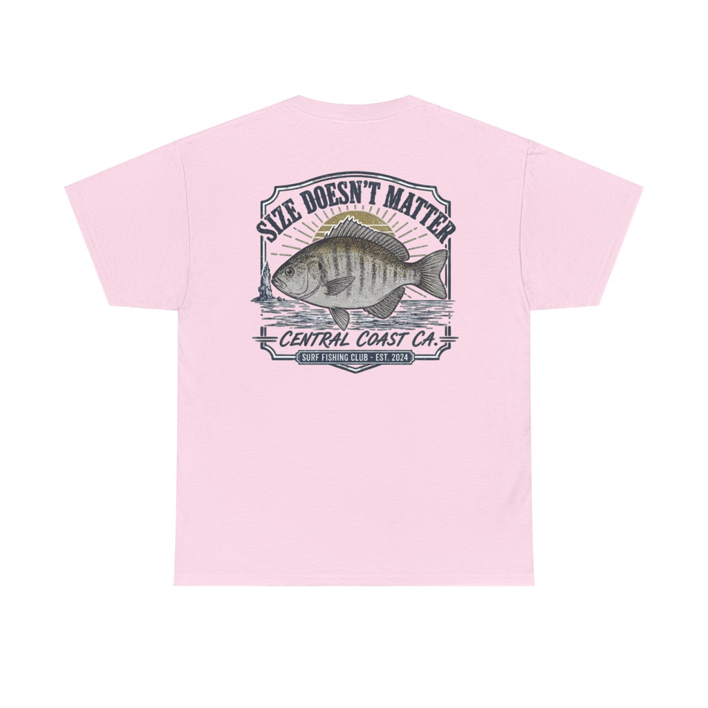 Fishing T-Shirt — "Size Doesn’t Matter" Central Coast Catch Tee