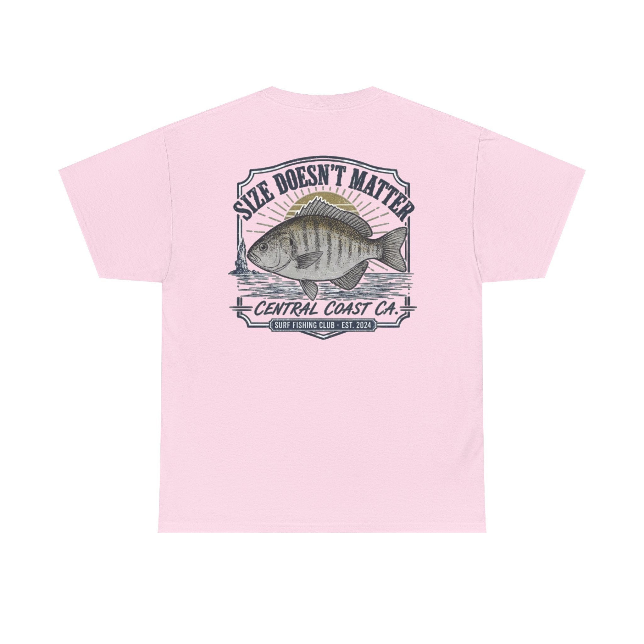 Fishing T-Shirt — "Size Doesn’t Matter" Central Coast Catch Tee