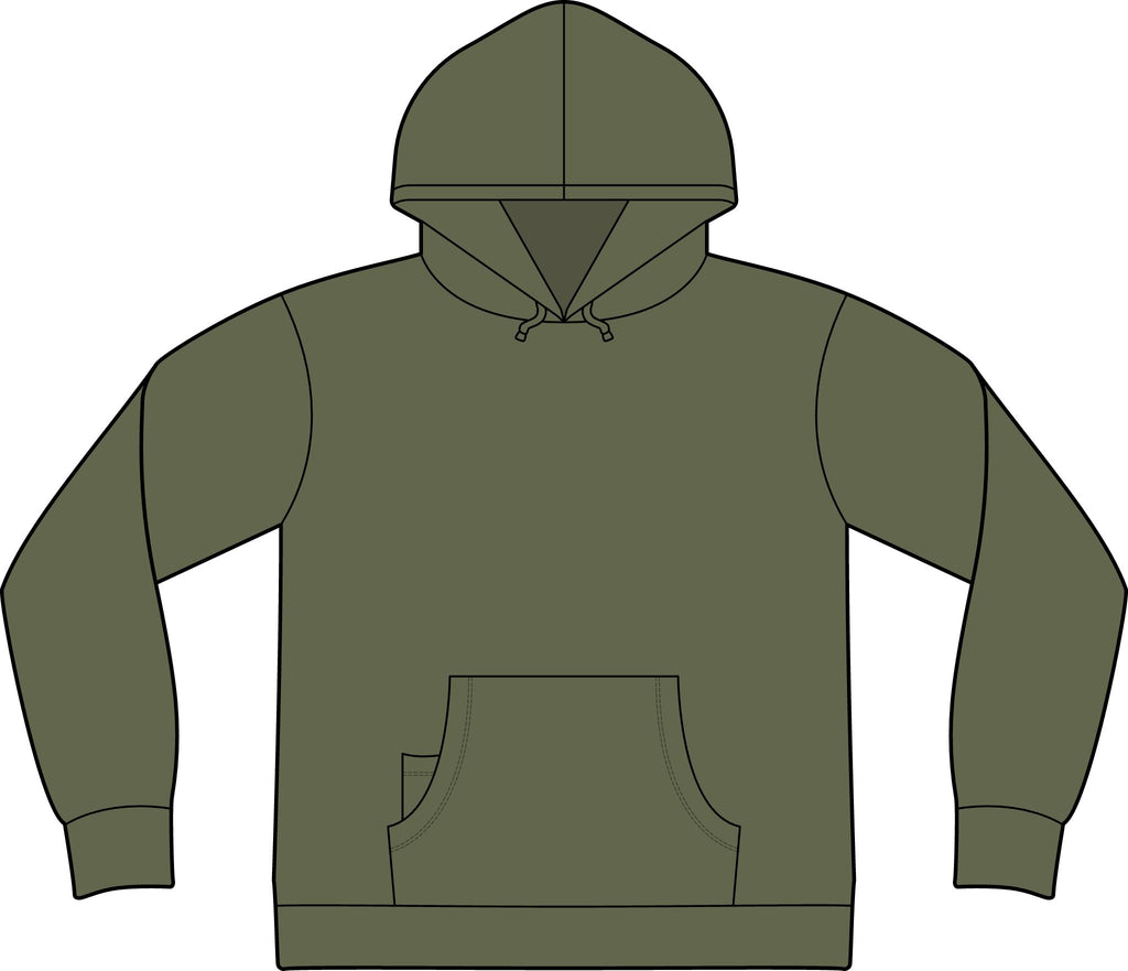 Fishing Hoodie – "Gil's Custom Rods, Santa Maria CA" Logo Pullover
