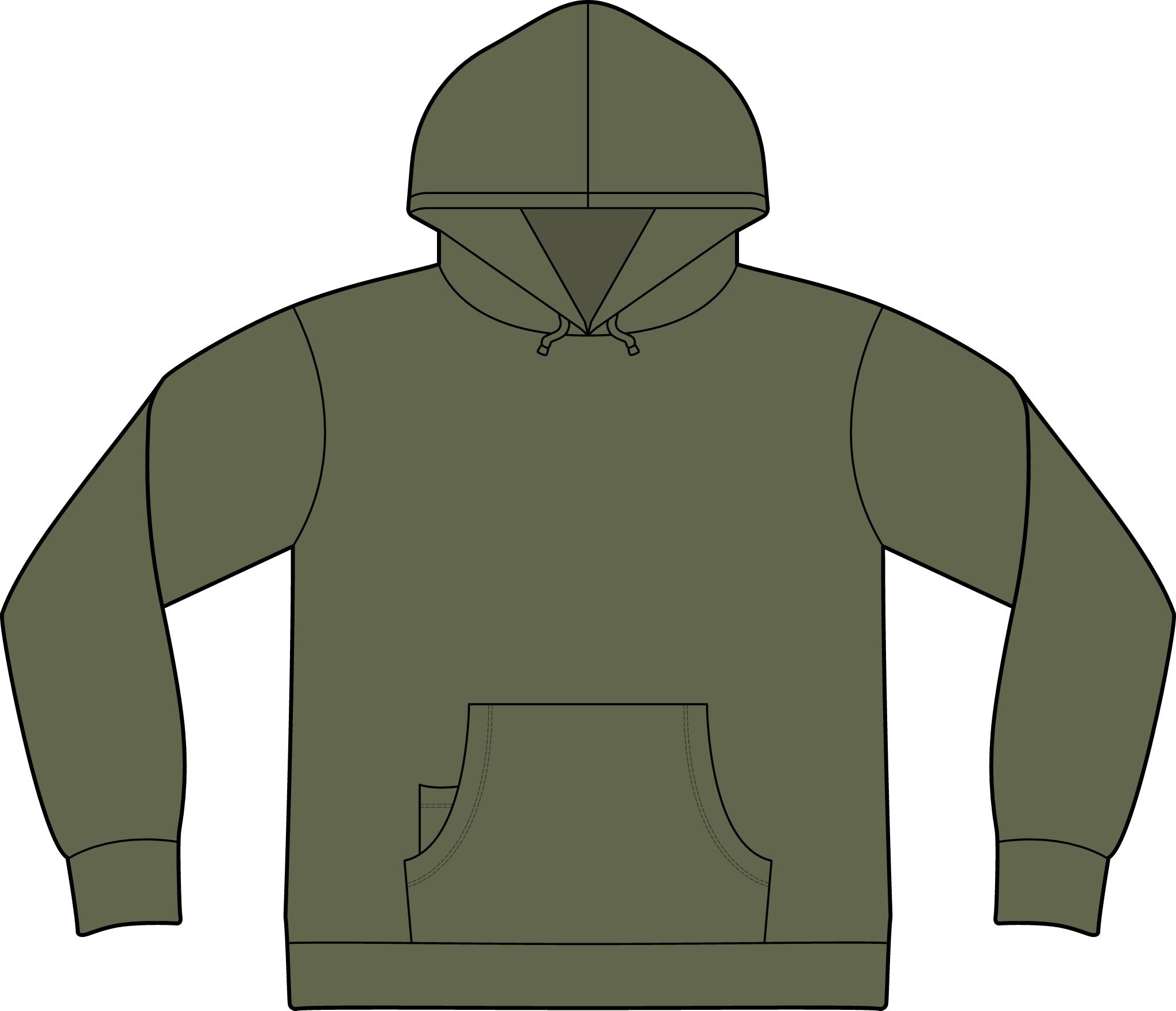 Fishing Hoodie – "Gil's Custom Rods, Santa Maria CA" Logo Pullover