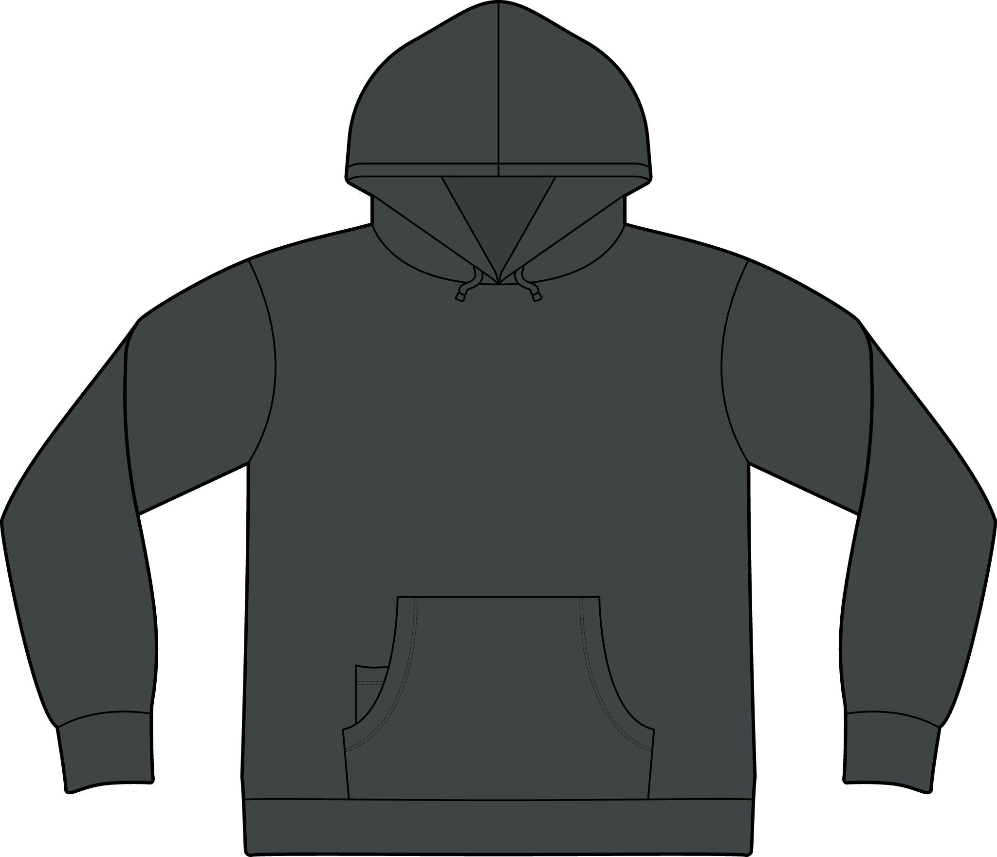 Fishing Hoodie – "Gil's Custom Rods, Santa Maria CA" Logo Pullover