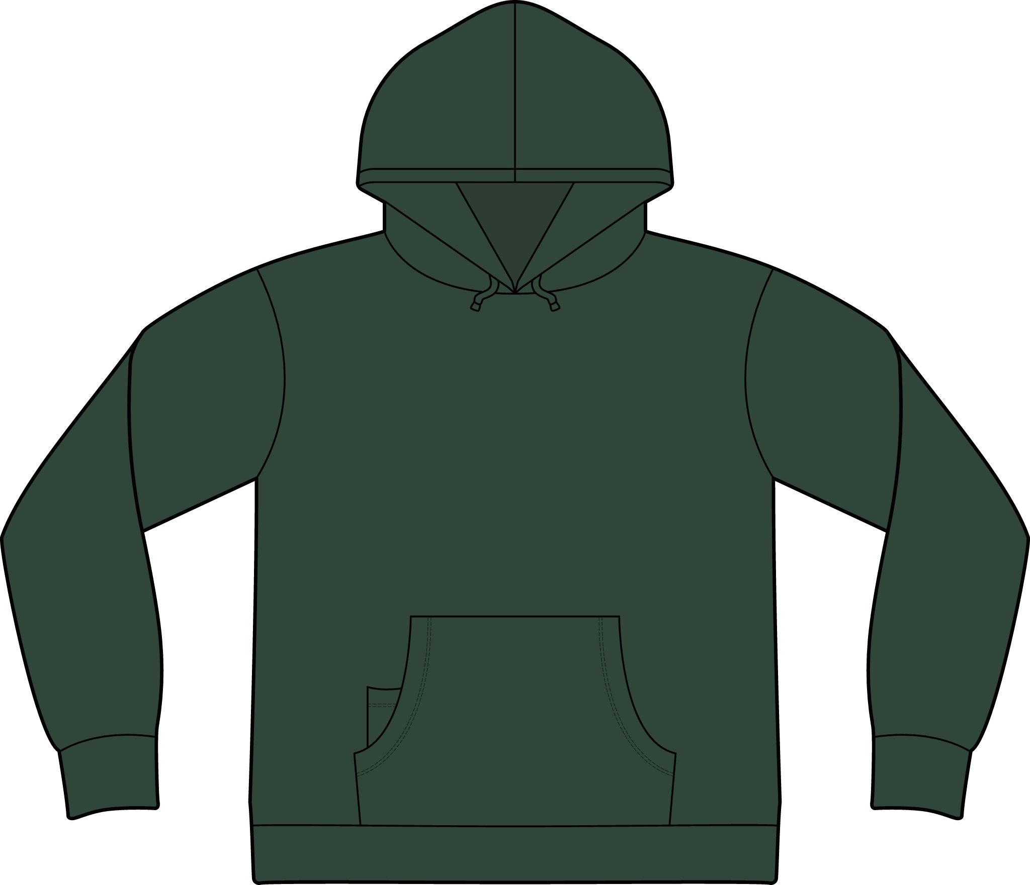 Fishing Hoodie – "Gil's Custom Rods, Santa Maria CA" Logo Pullover