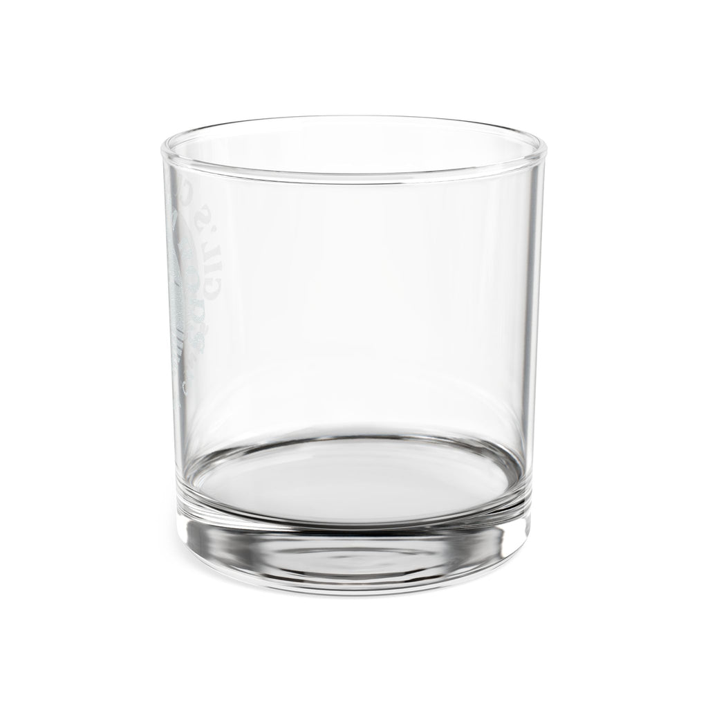 Engraved Whiskey Glass (10.5 oz) — Custom Marlin Fishing Logo