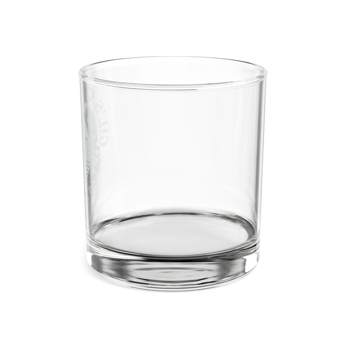 Engraved Whiskey Glass (10.5 oz) — Custom Marlin Fishing Logo