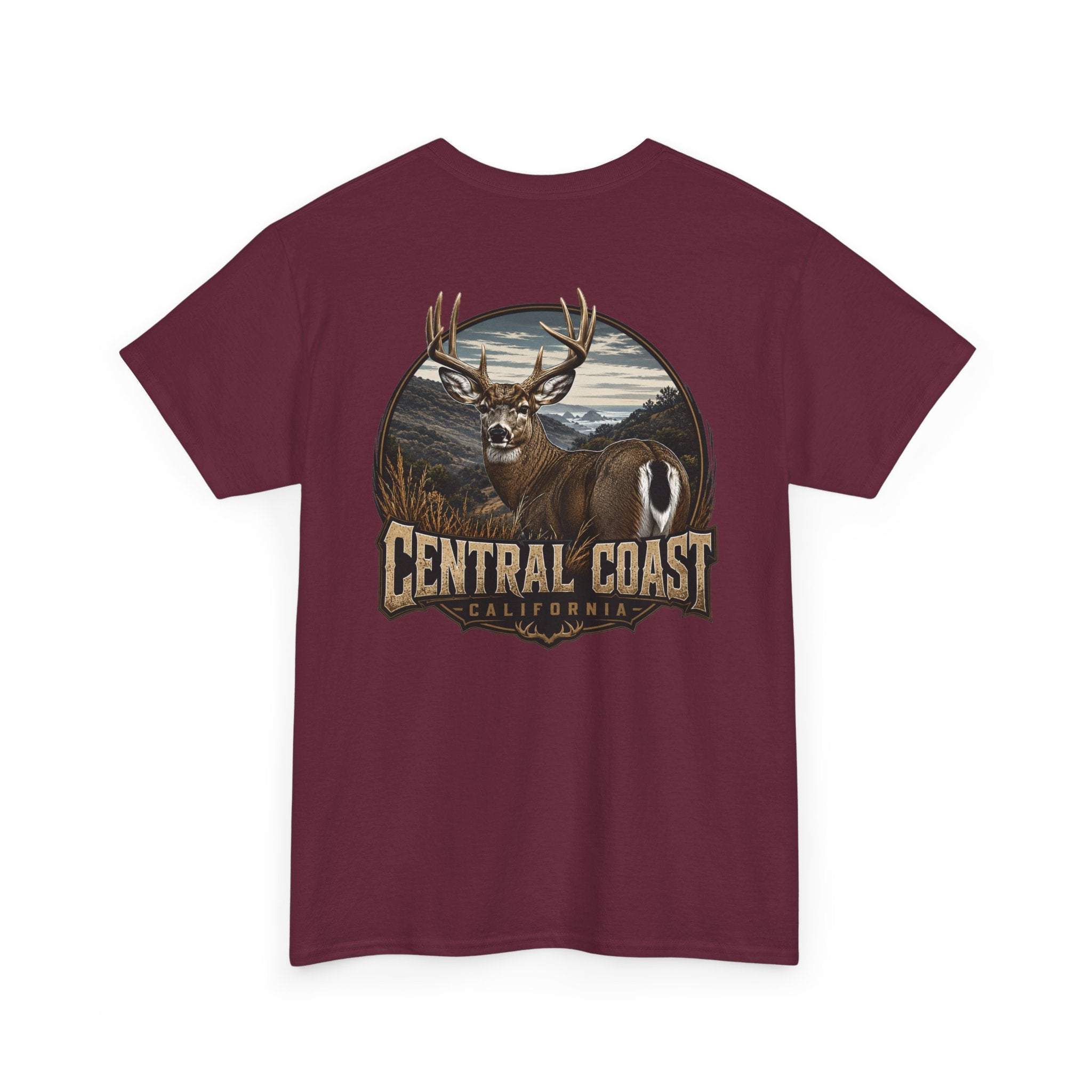 Central Coast Deer Graphic Tee — Outdoor Hunting Nature T-Shirt