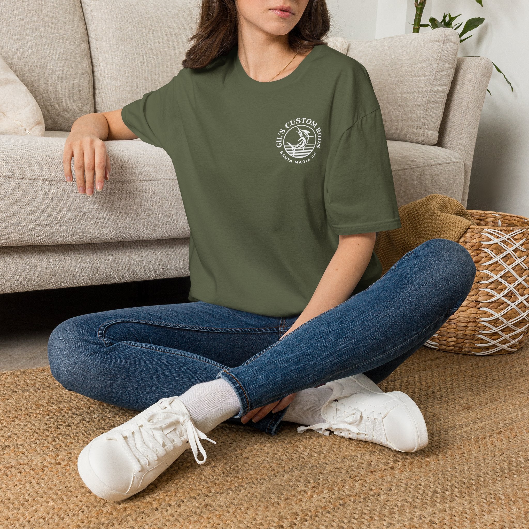 Gill's Custom Rods Logo T-Shirt — Santa Maria Fishing Tee