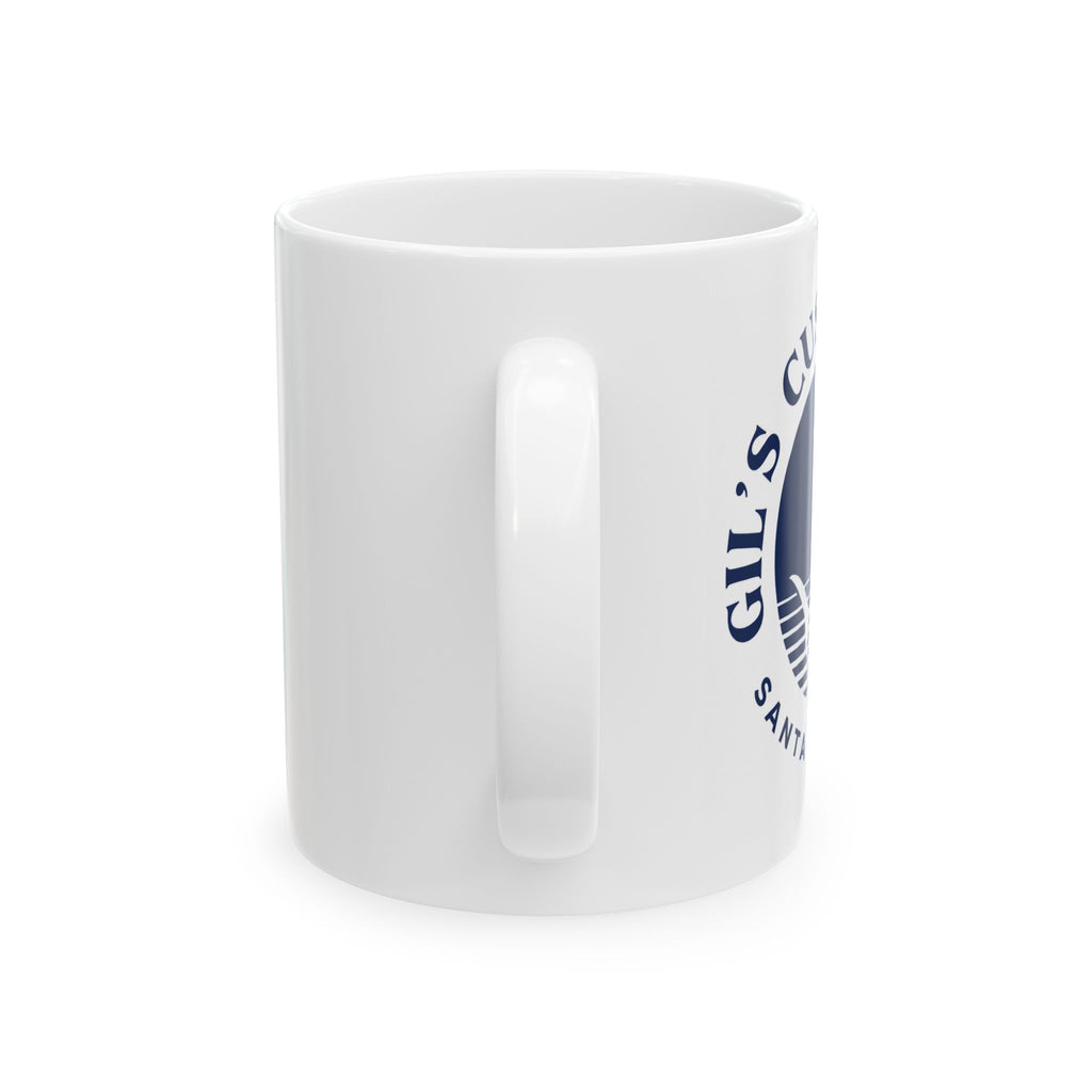 Gil's Custom Rods Ceramic Mug — Santa Maria Fishing Logo (11oz & 15oz)