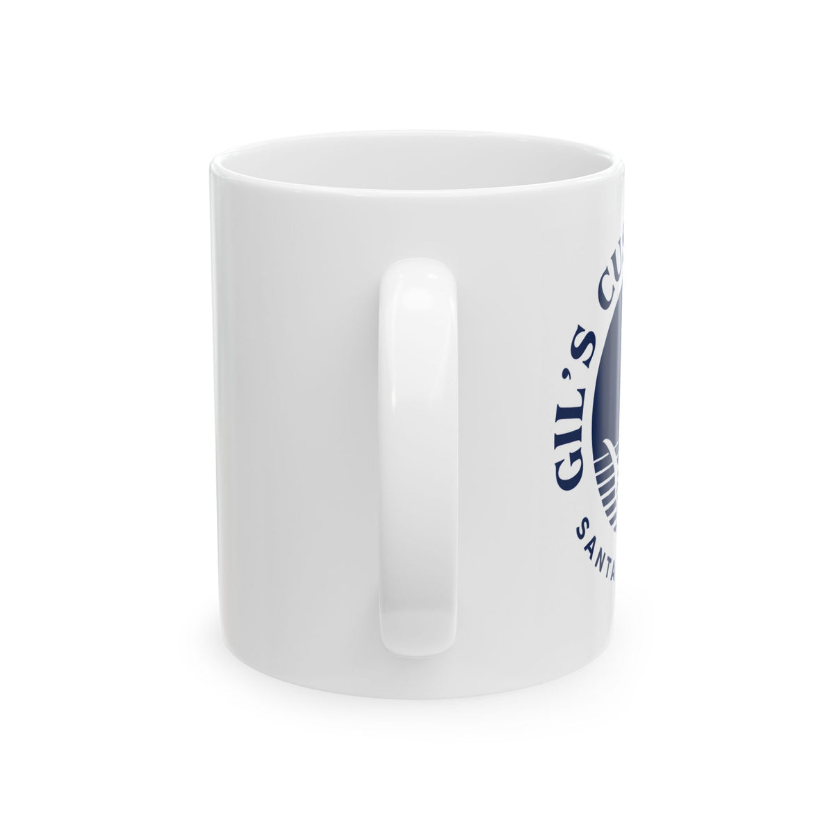 Gil's Custom Rods Ceramic Mug — Santa Maria Fishing Logo (11oz & 15oz)