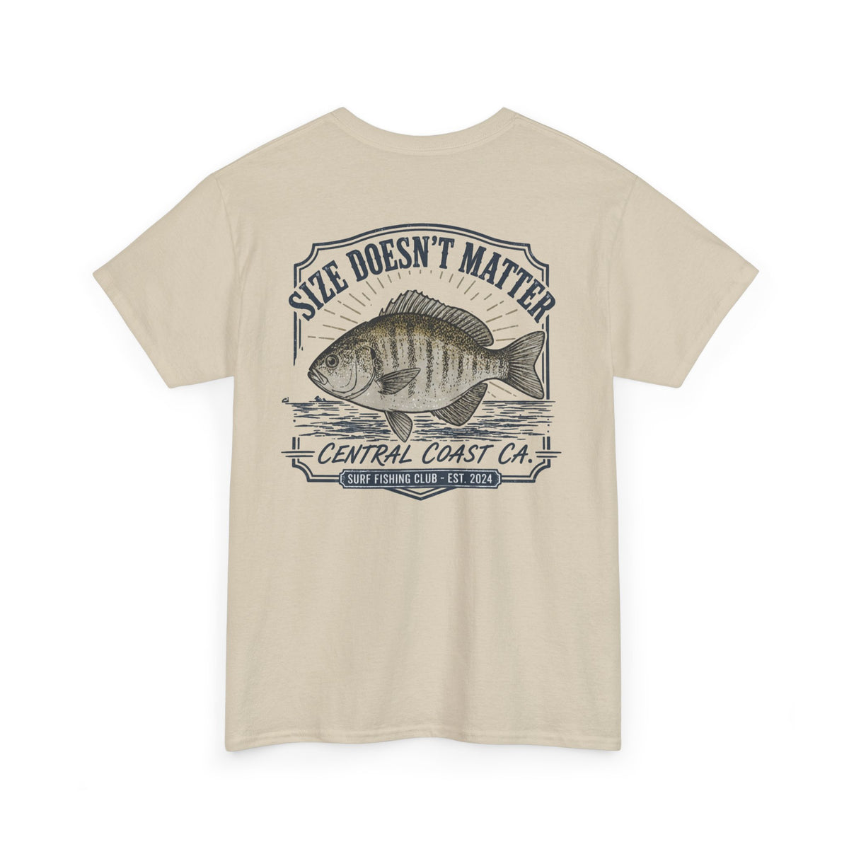 Fishing T-Shirt — "Size Doesn’t Matter" Central Coast Catch Tee