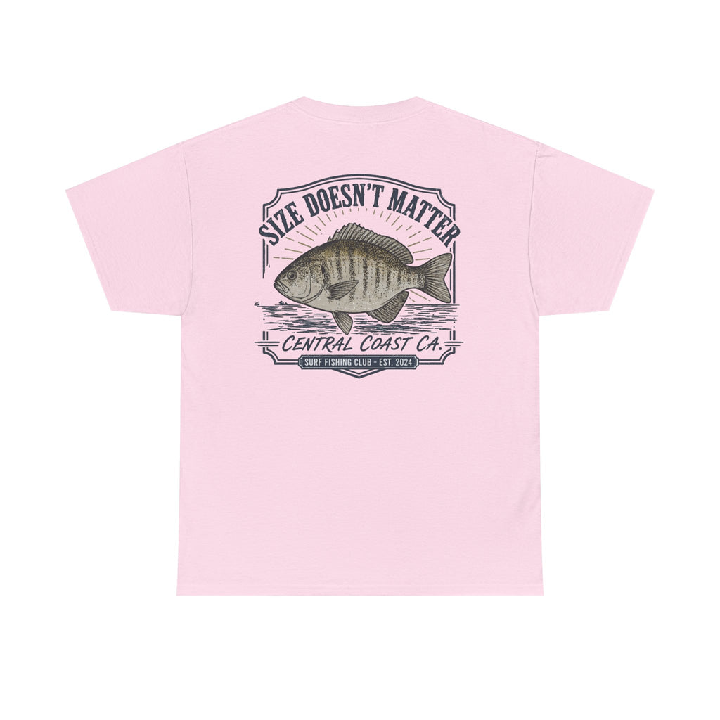 Fishing T-Shirt — "Size Doesn’t Matter" Central Coast Catch Tee