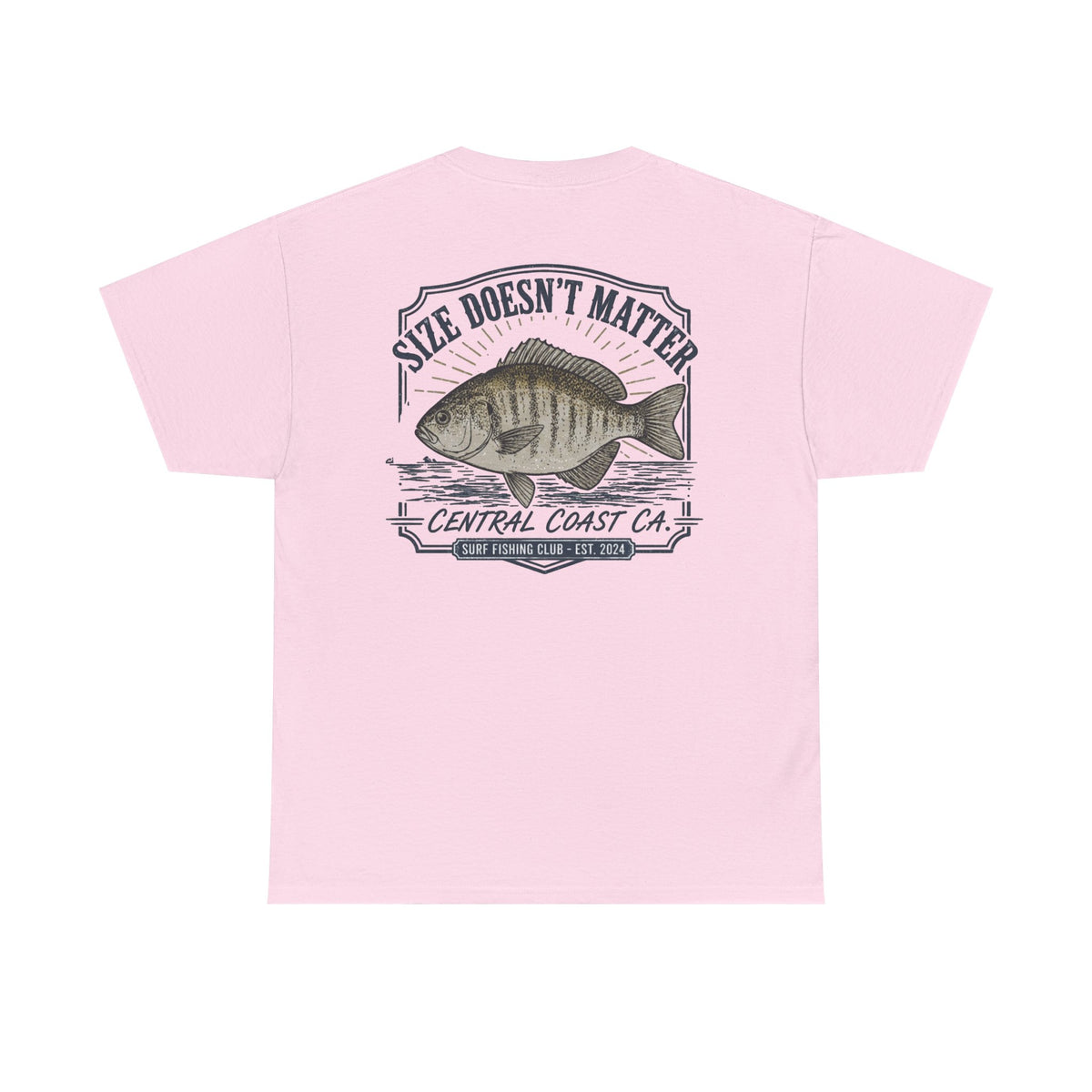 Fishing T-Shirt — "Size Doesn’t Matter" Central Coast Catch Tee