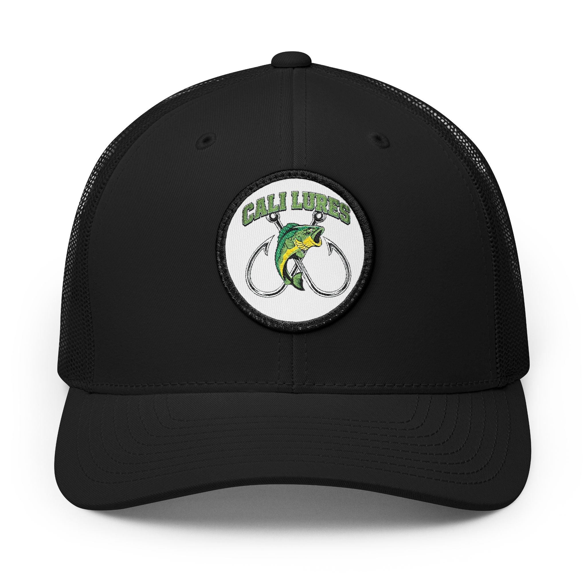 Fishing Trucker Cap with 'Catch Limits' Embroidered Patch