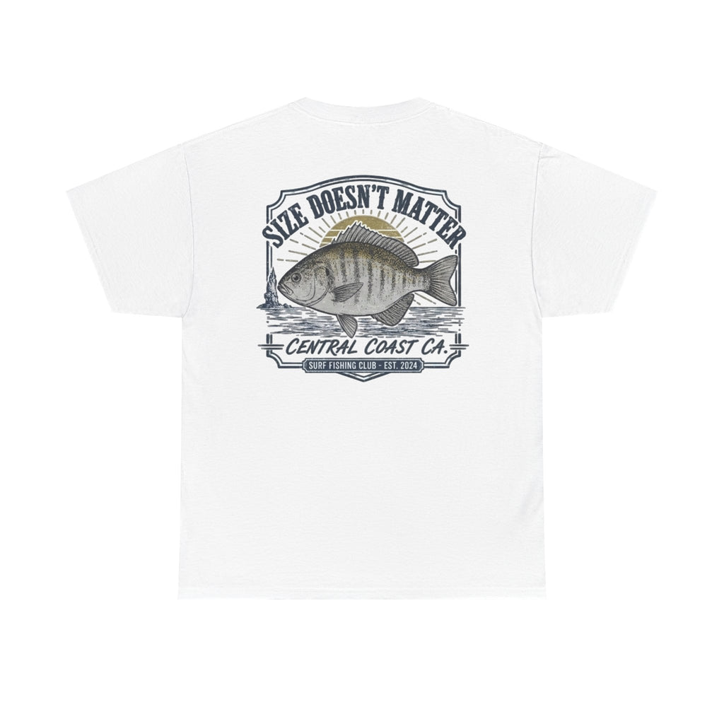 Fishing T-Shirt — "Size Doesn’t Matter" Central Coast Catch Tee