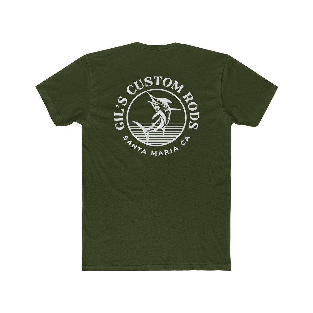 Fishing Shirt — "Gil's Custom Rods" Harbor Marlin Tee