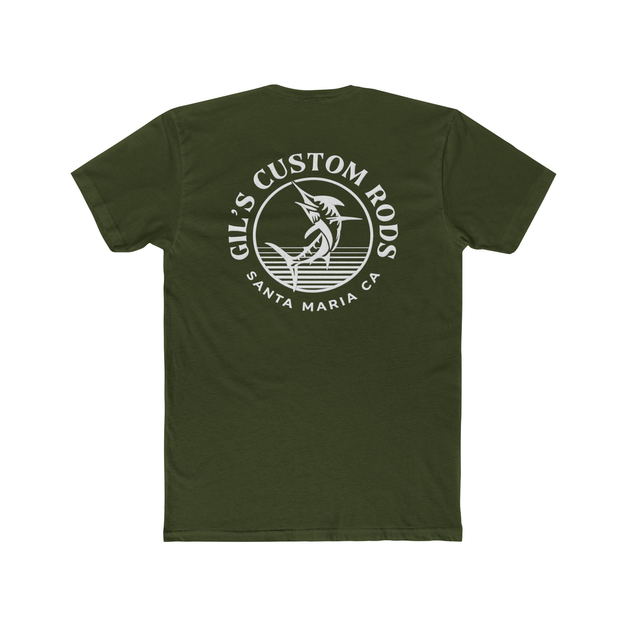 Fishing Shirt — "Gil's Custom Rods" Harbor Marlin Tee