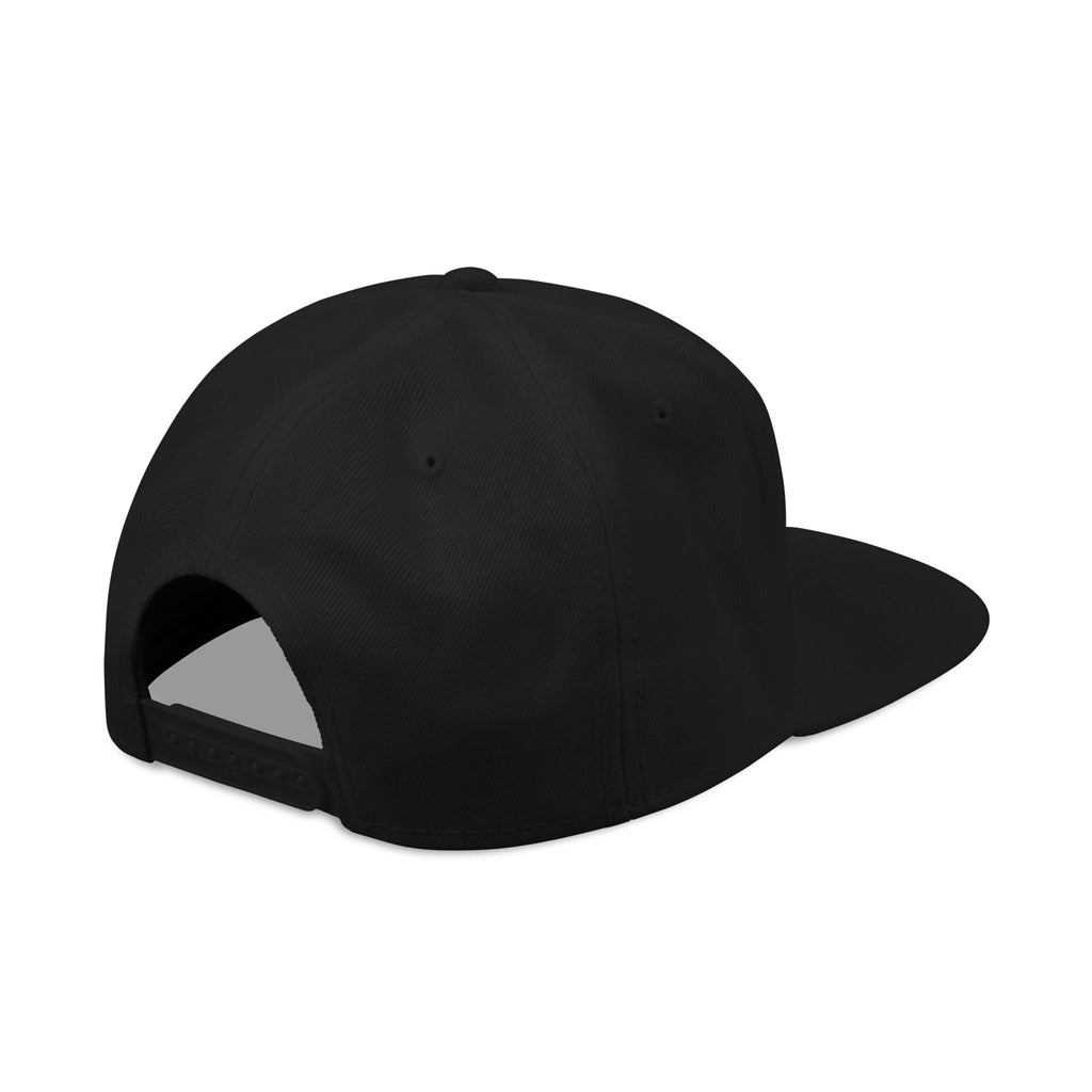 Embroidered 'BARBATS' Snapback Hat — Bold Blue Lettering on Black