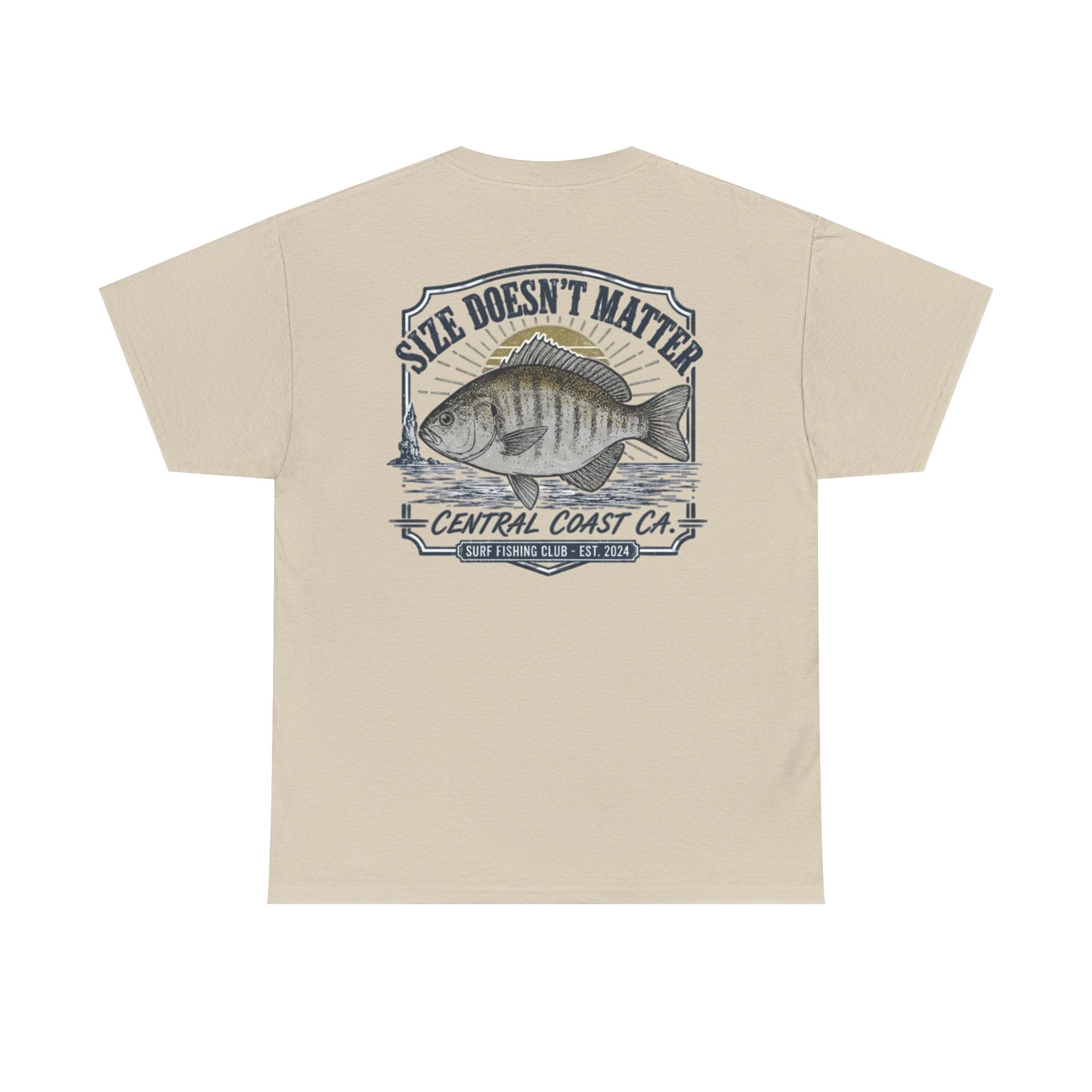 Fishing T-Shirt — "Size Doesn’t Matter" Central Coast Catch Tee
