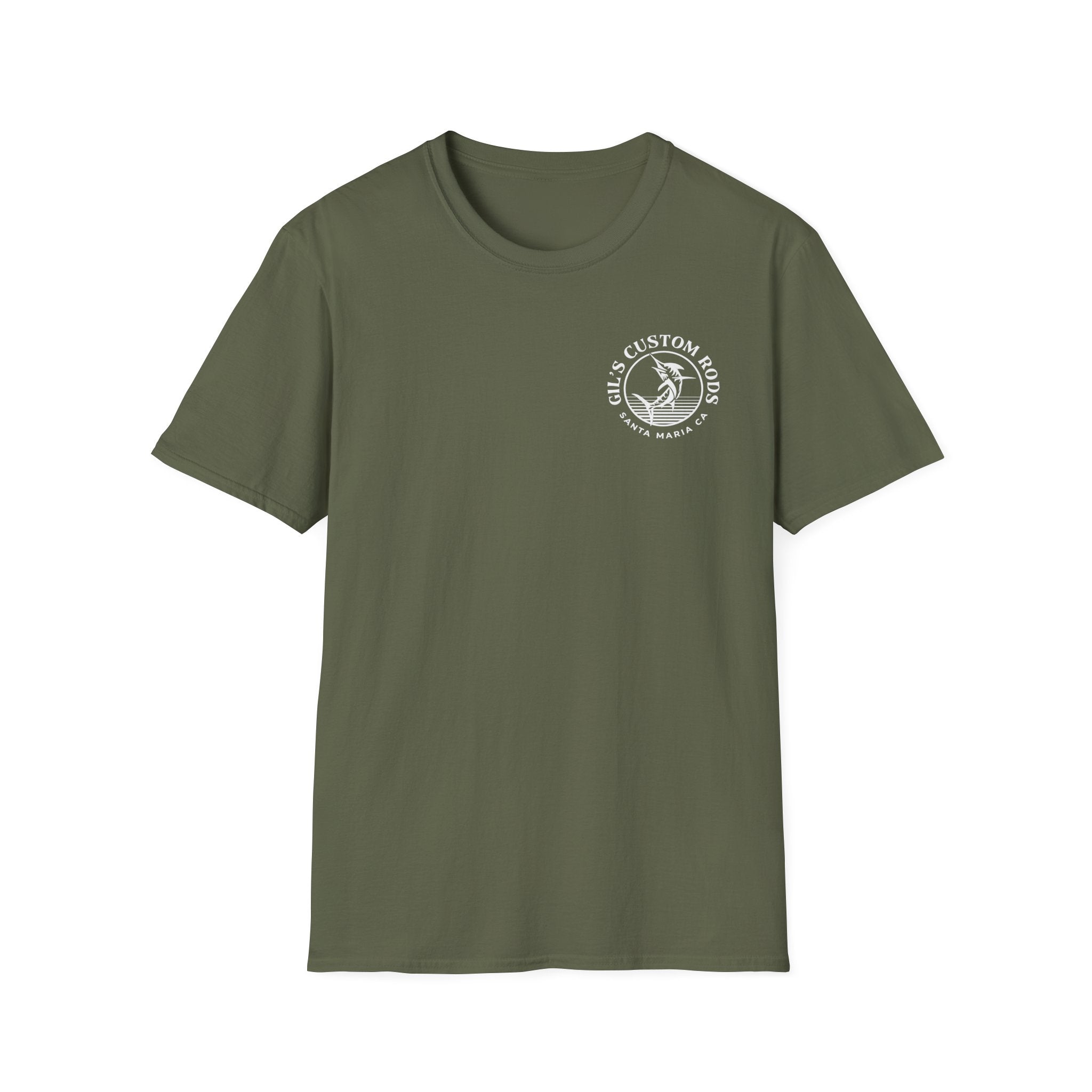 Gill's Custom Rods Logo T-Shirt — Santa Maria Fishing Tee