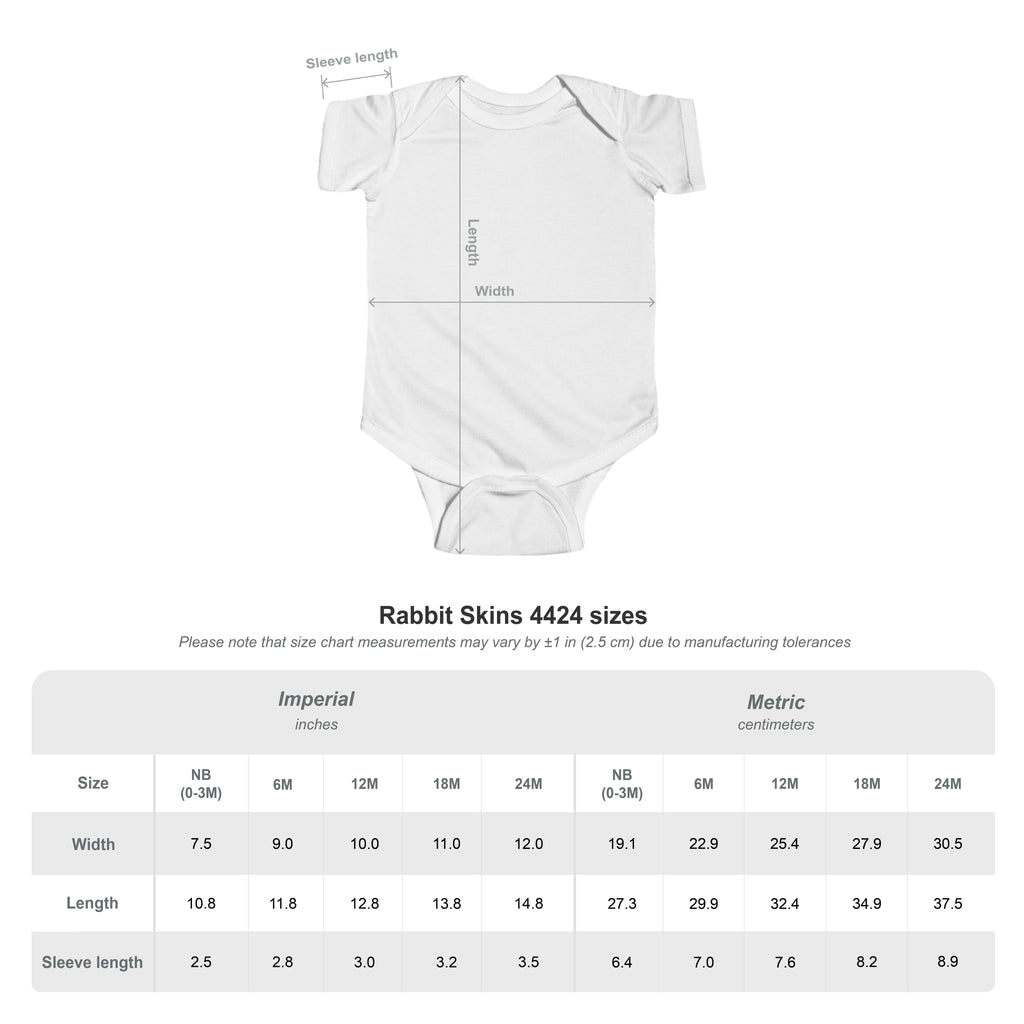 Infant Bodysuit "Stay Calm" Fish Graphic — Cute Baby One-Piece for Newborns & Gifts
