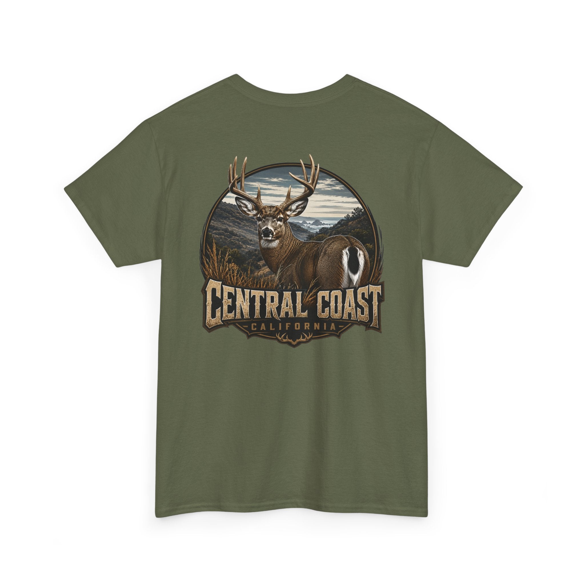 Central Coast Deer Graphic Tee — Outdoor Hunting Nature T-Shirt