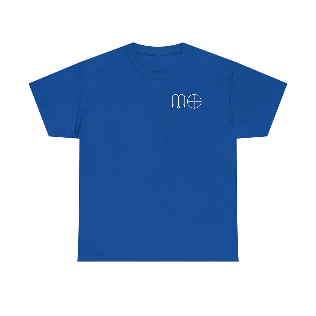Fish Skeleton Tee — Minimal Coastal Fishing Graphic T-Shirt