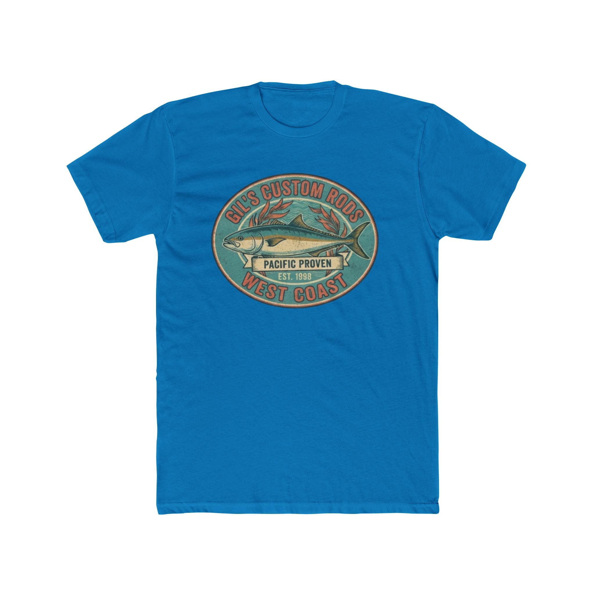 West Coast Fish Vintage Tee — "Pacific Proven" Surf & Fishing Graphic T‑Shirt