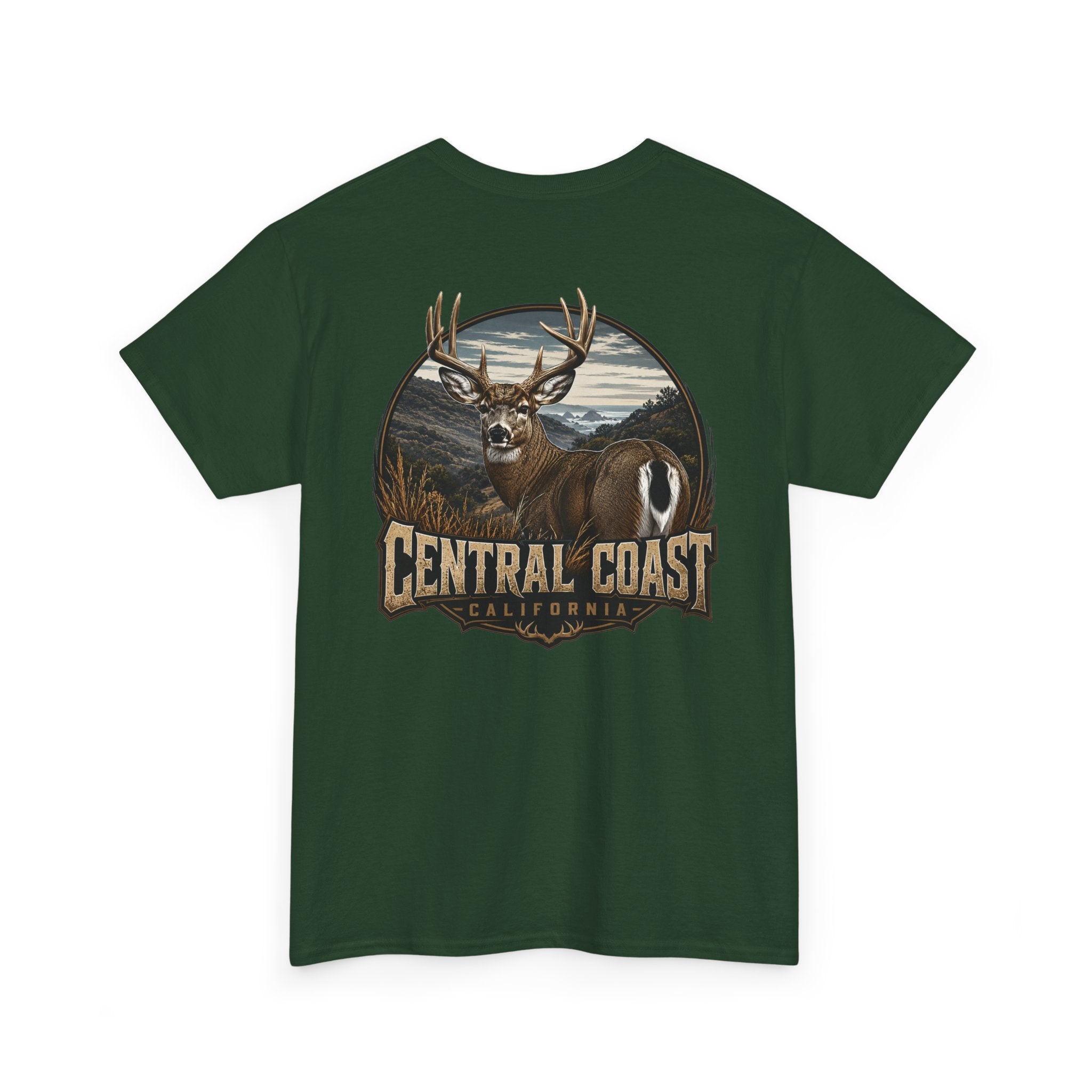 Central Coast Deer Graphic Tee — Outdoor Hunting Nature T-Shirt