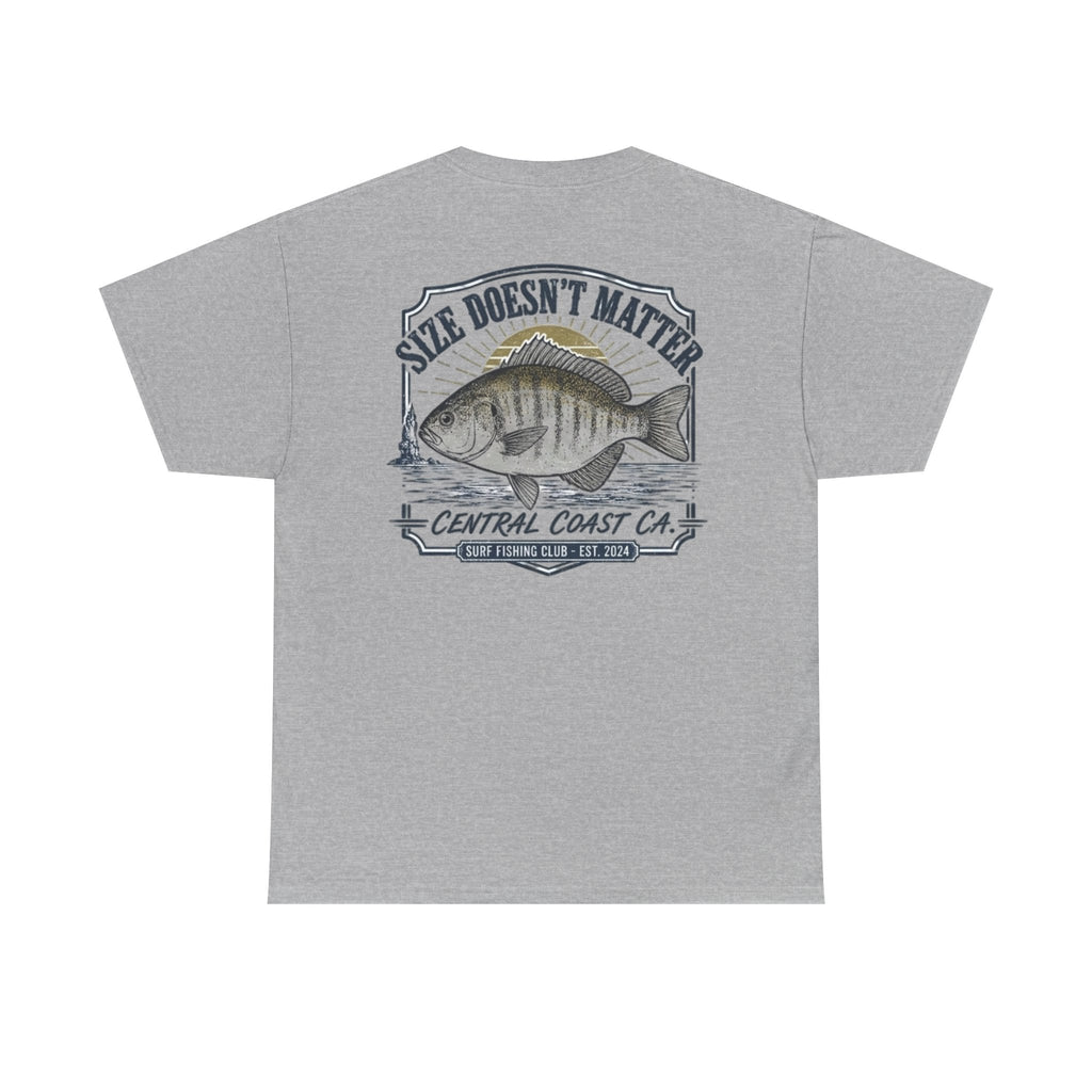 Fishing T-Shirt — "Size Doesn’t Matter" Central Coast Catch Tee