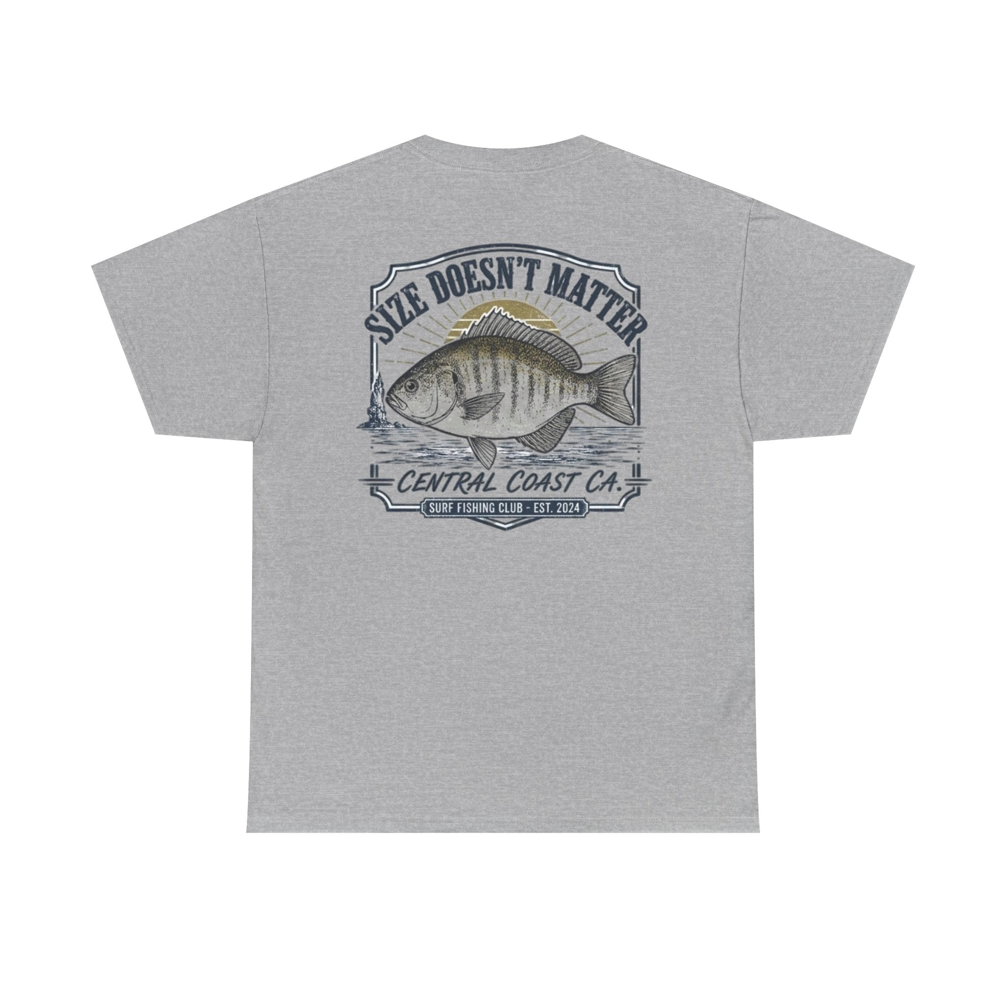 Fishing T-Shirt — "Size Doesn’t Matter" Central Coast Catch Tee