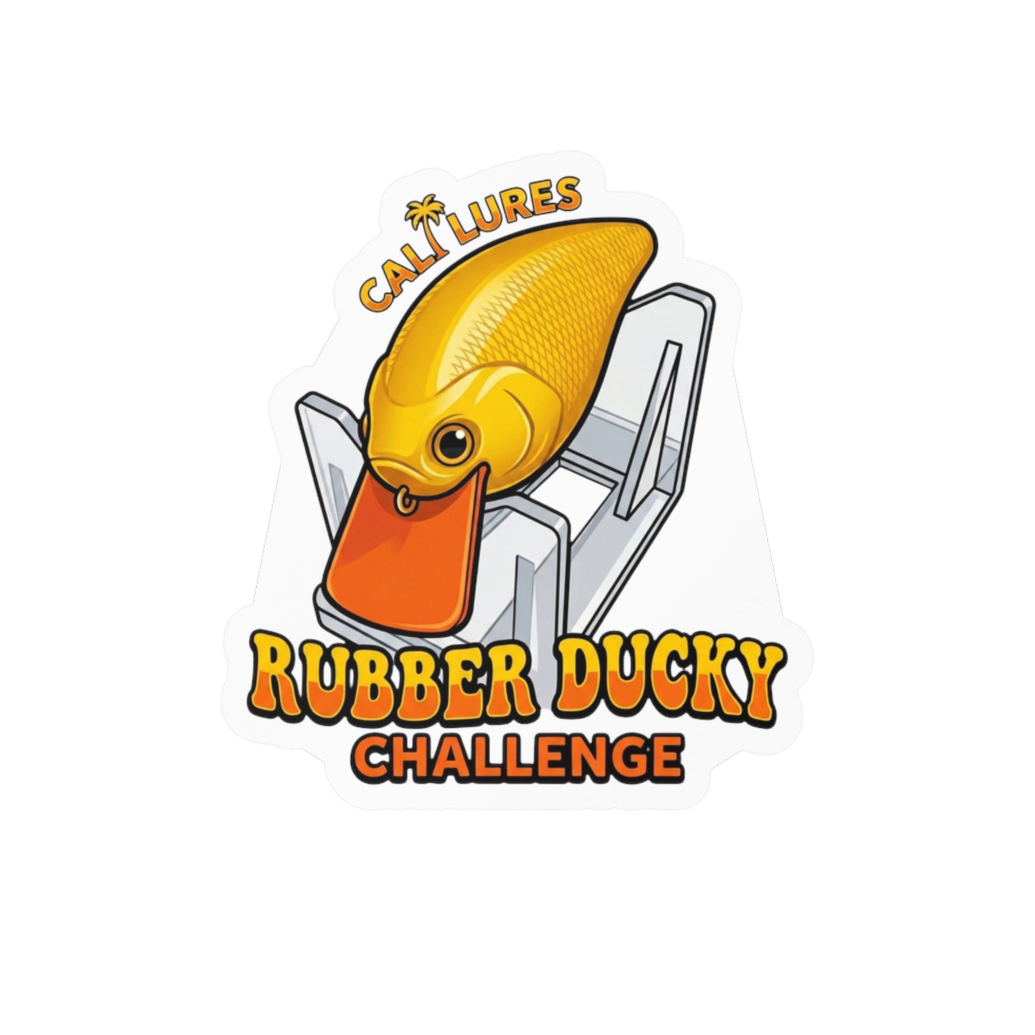 Rubber Ducky Challenge Kiss-Cut Vinyl Sticker