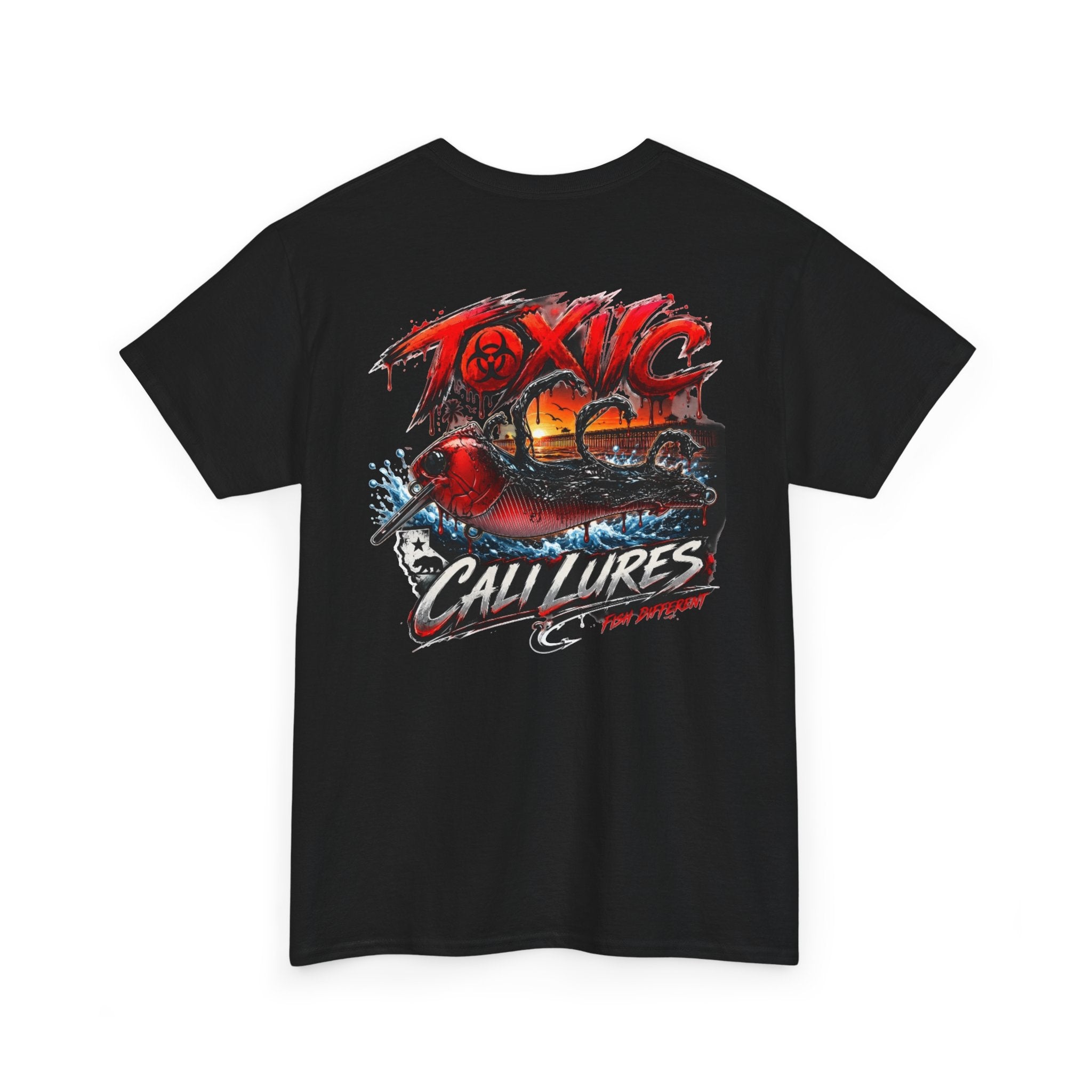 Toxic Calluses Graphic Tee — Vintage Surf Skate Skull Design