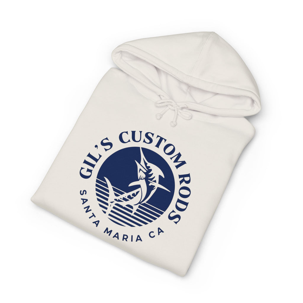 Gil's Custom Rods Santa Maria CA Fishing Hoodie — Nautical Angler Sweatshirt