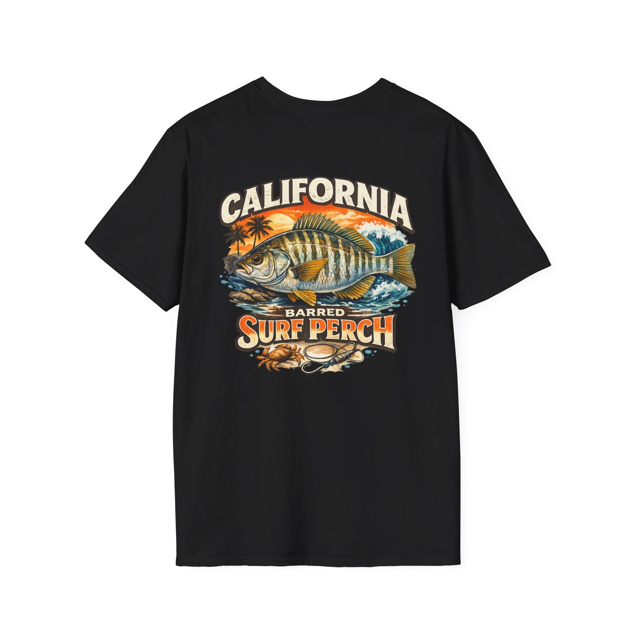 Custom Rods Fishing T-Shirt — Gil's Santa Maria CA Logo