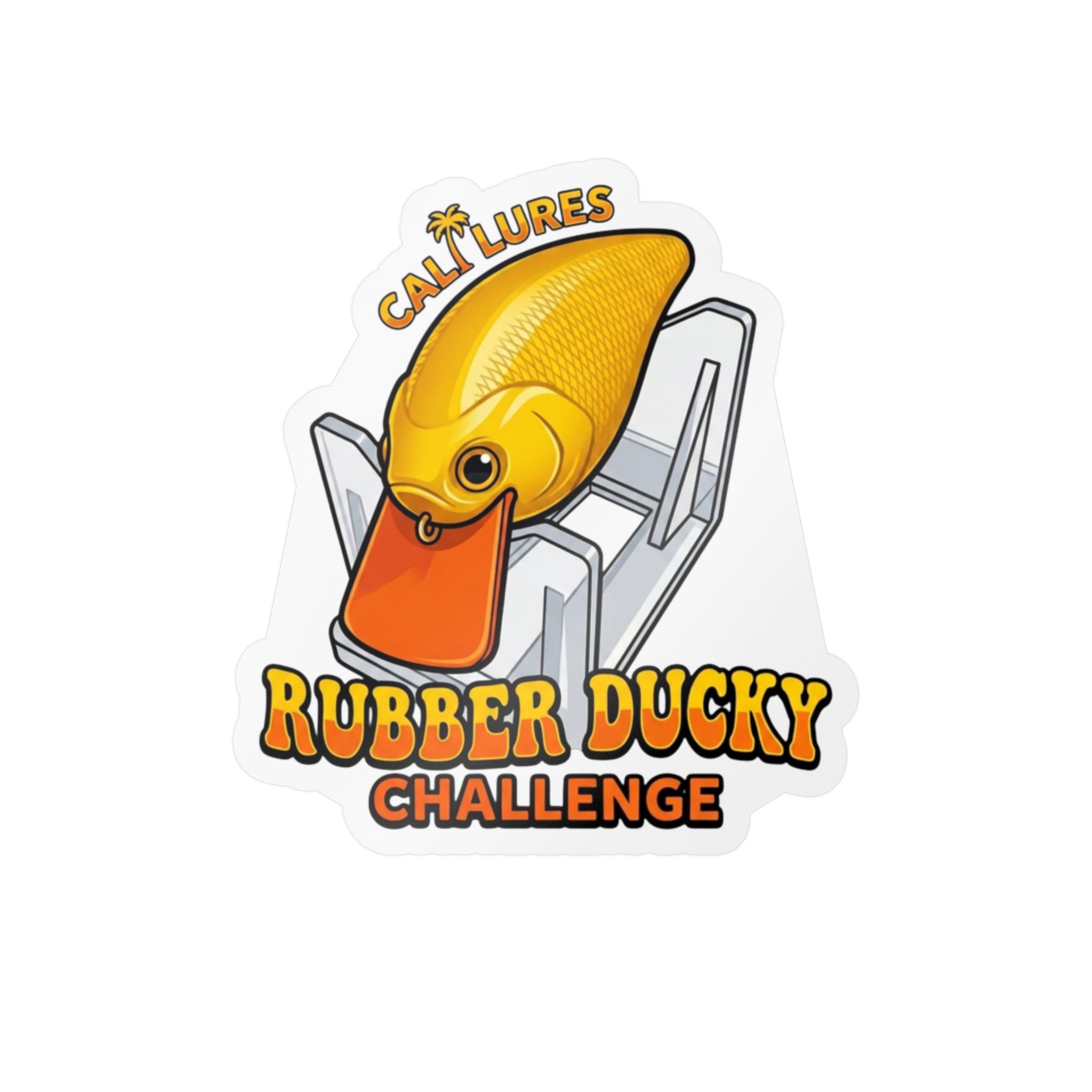 Rubber Ducky Challenge Kiss-Cut Vinyl Sticker