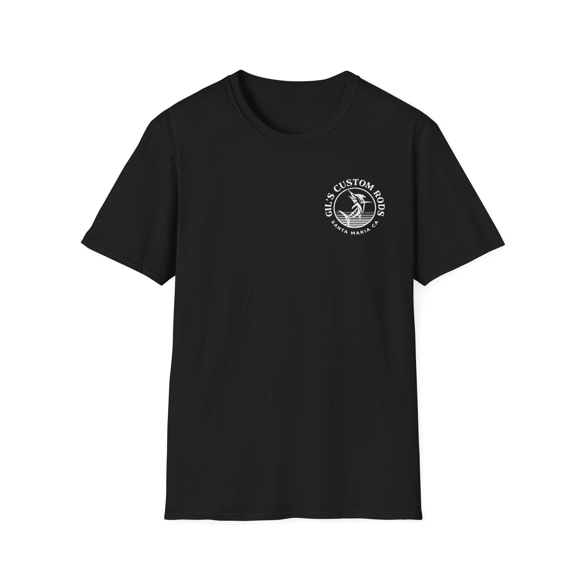 Gill's Custom Rods Logo T-Shirt — Santa Maria Fishing Tee