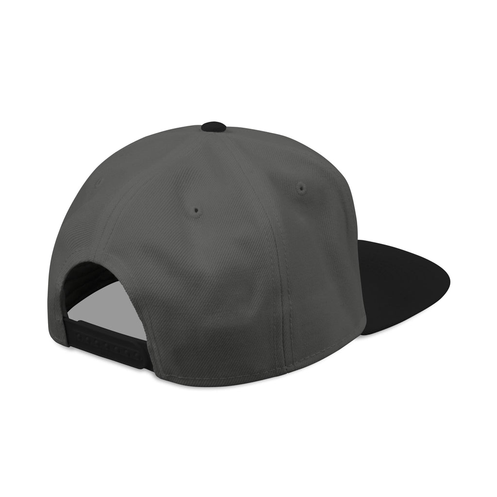Embroidered Cycling Snapback Hat — Green Bike Graphic